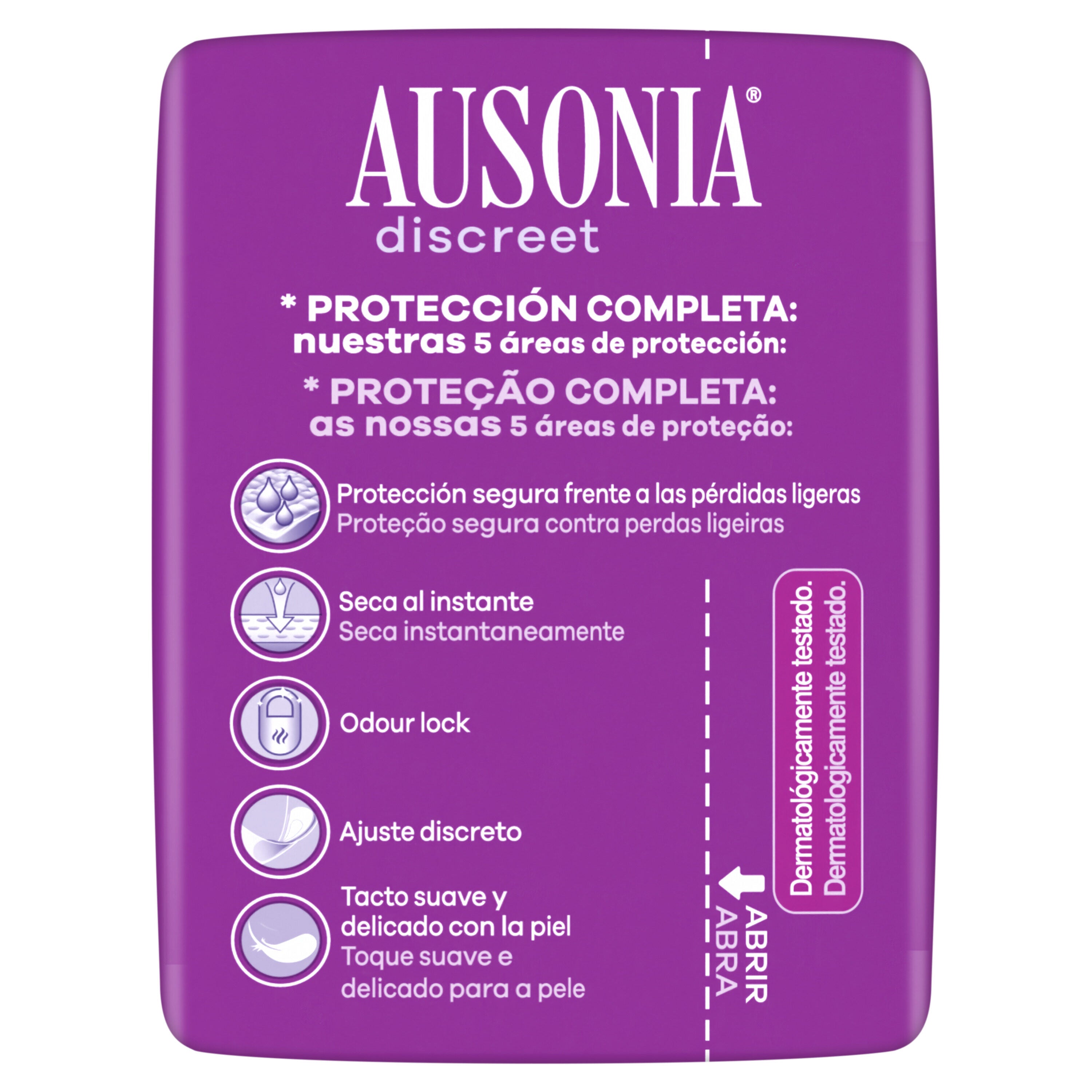 Compresa incontinencia mini discreet Ausonia 24u