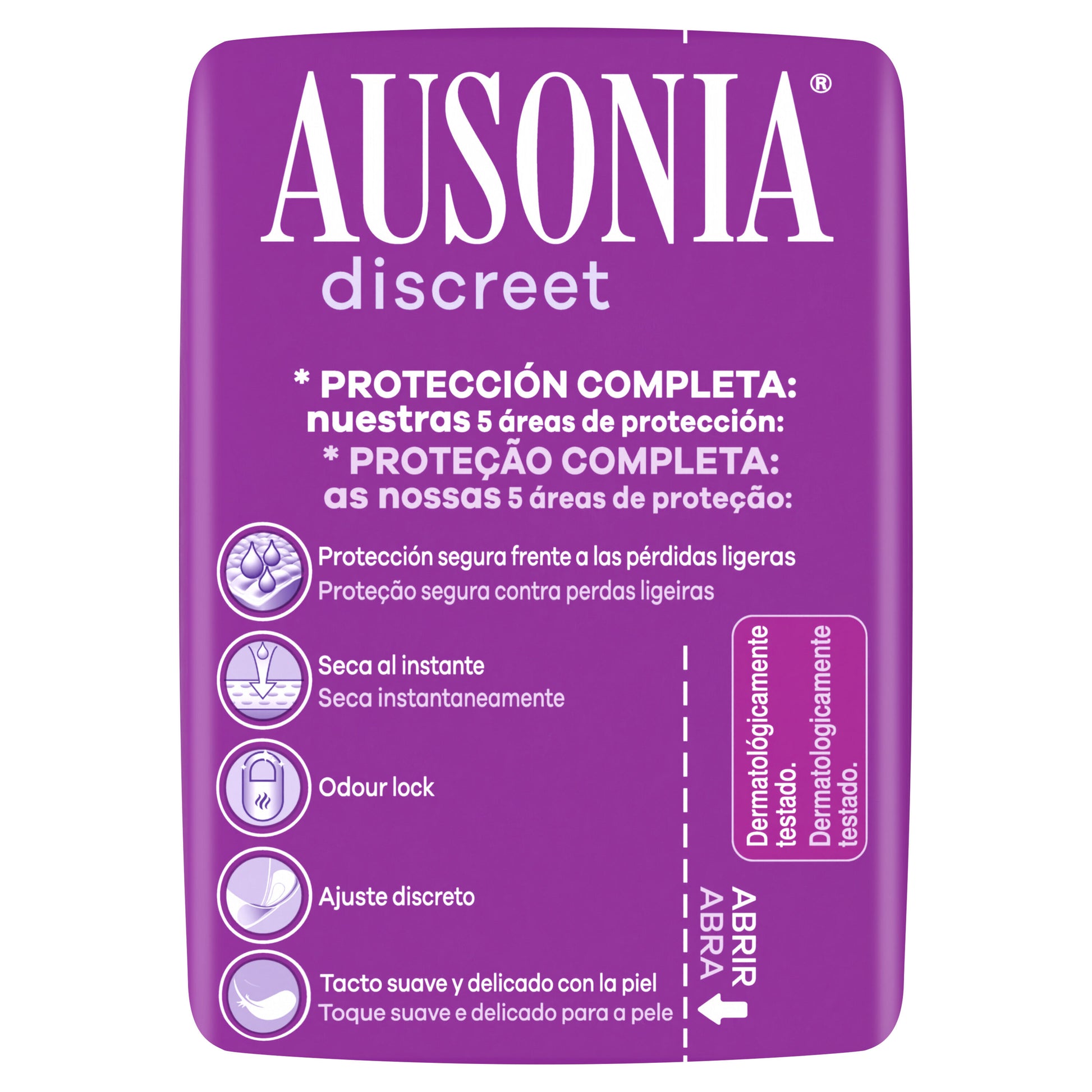 Compresa incontinencia normal discreet Ausonia  p14