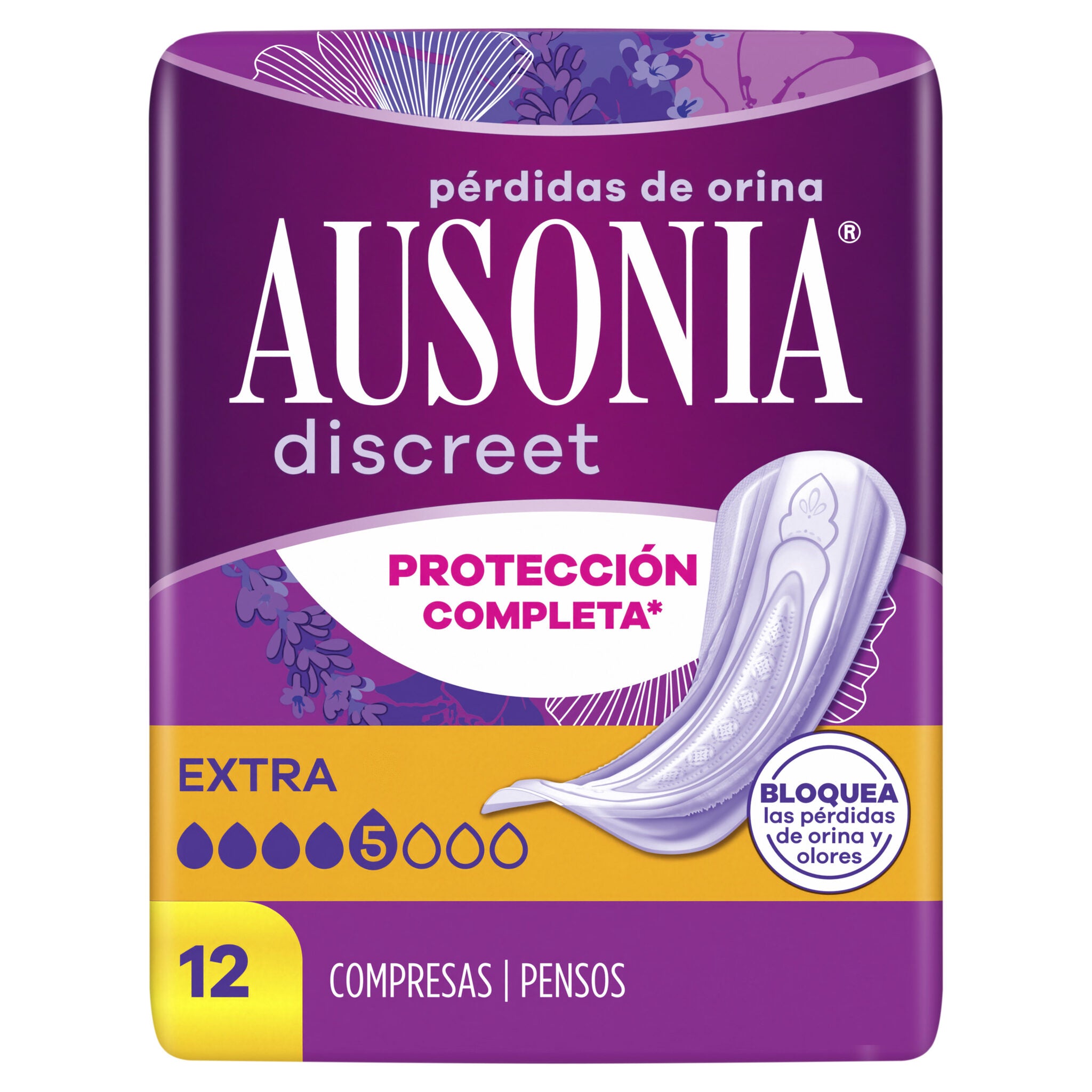 Compresa incontinencia extra discreet Ausonia p12
