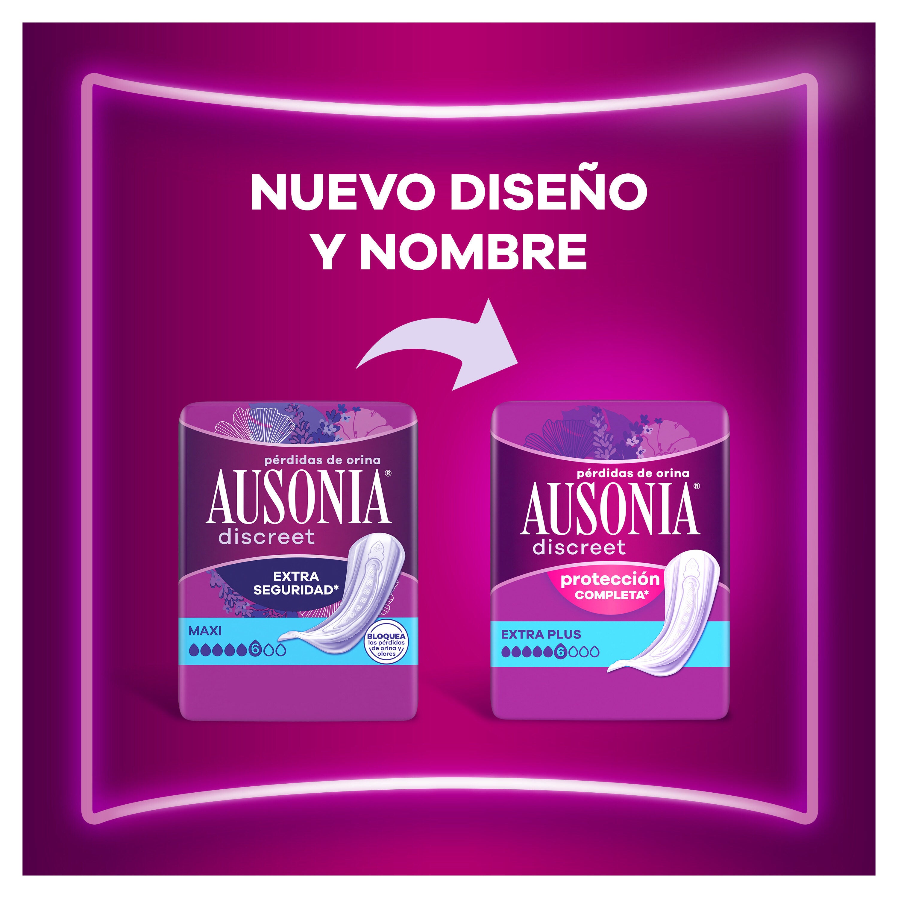 Compresa incontinencia maxi discreet Ausonia 10u