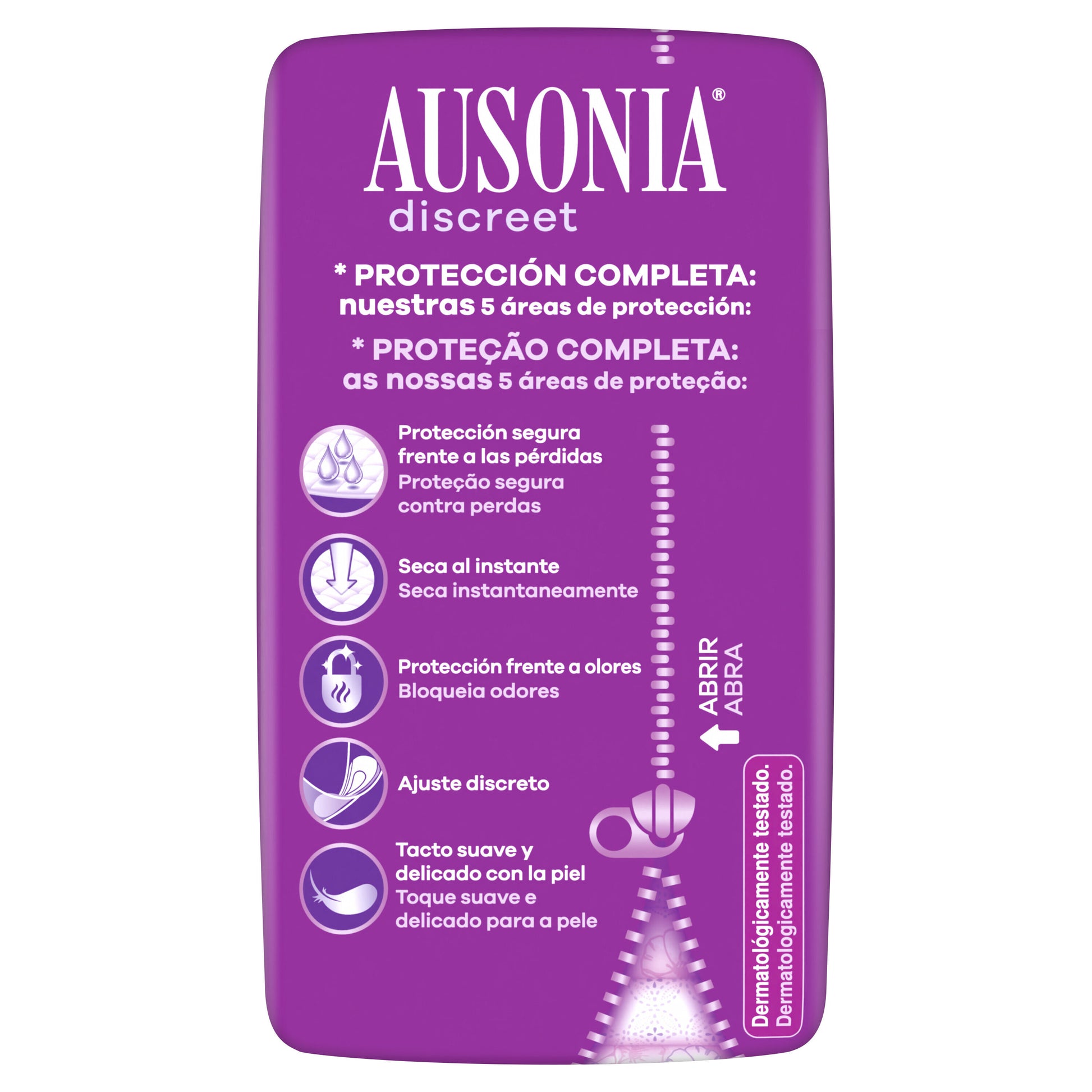 Compresa incontinencia maxi discreet Ausonia 10u