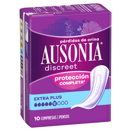Compresa incontinencia maxi discreet Ausonia 10u La Despensa