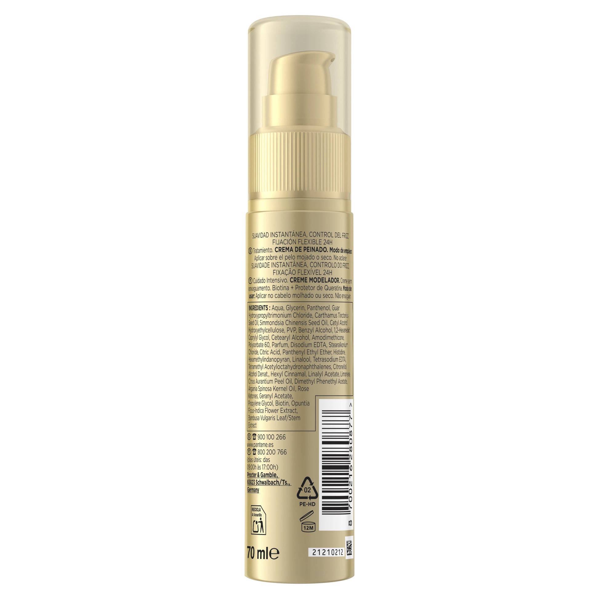 Tratamiento hidrocrema cactus Pantene 70ml