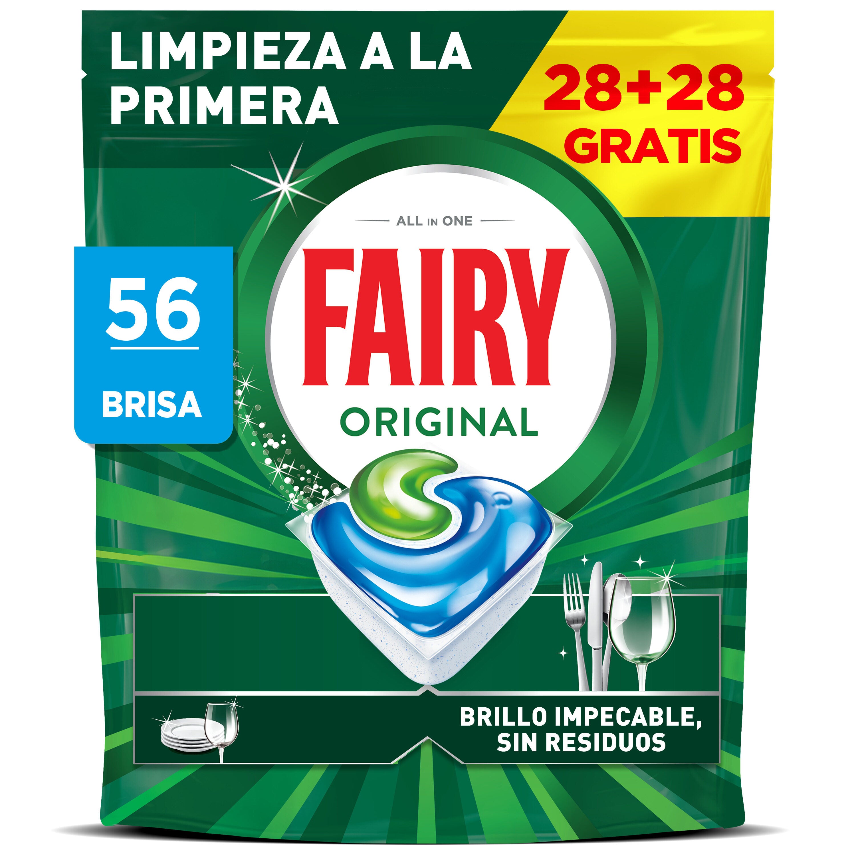 Lavavajillas maquina capsula Fairy 56d