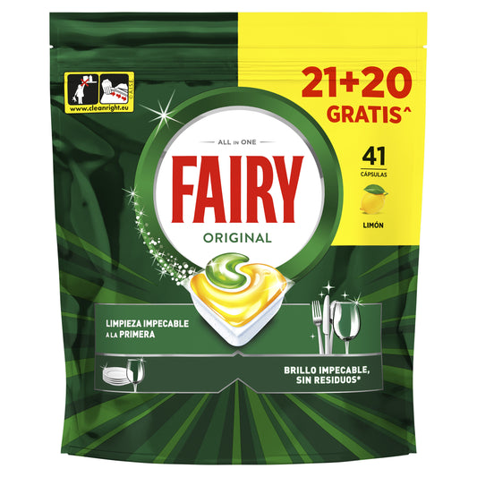 Lavavajillas cápsulas original Fairy 41d La Despensa