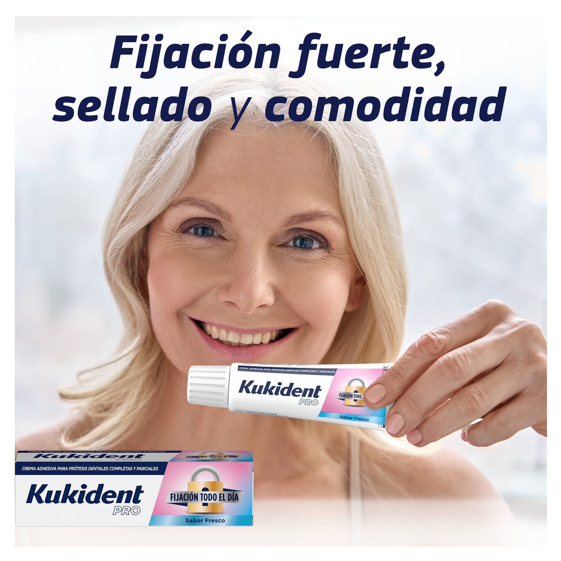 Fijador complete fresco Kukident 35g