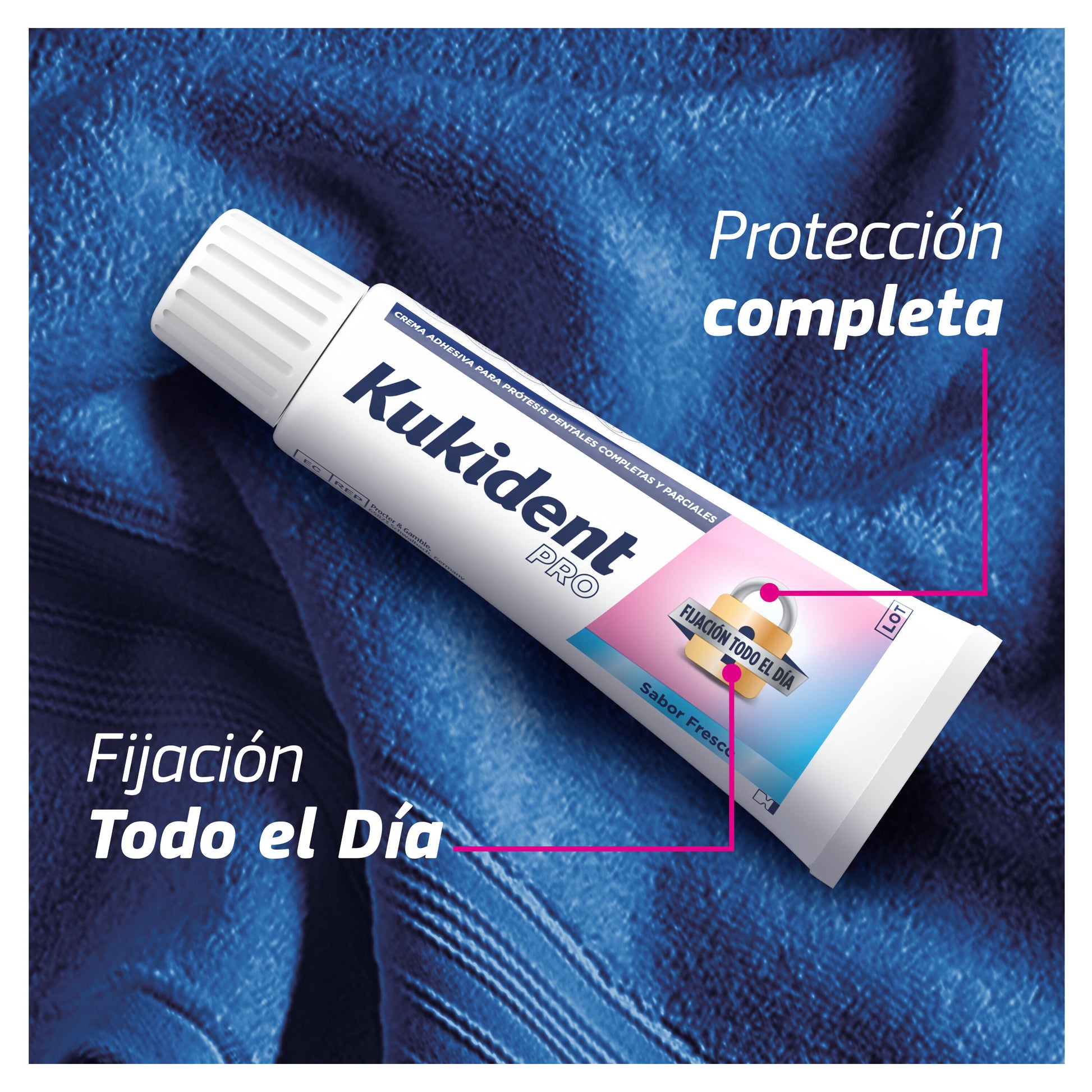 Fijador complete fresco Kukident 35g