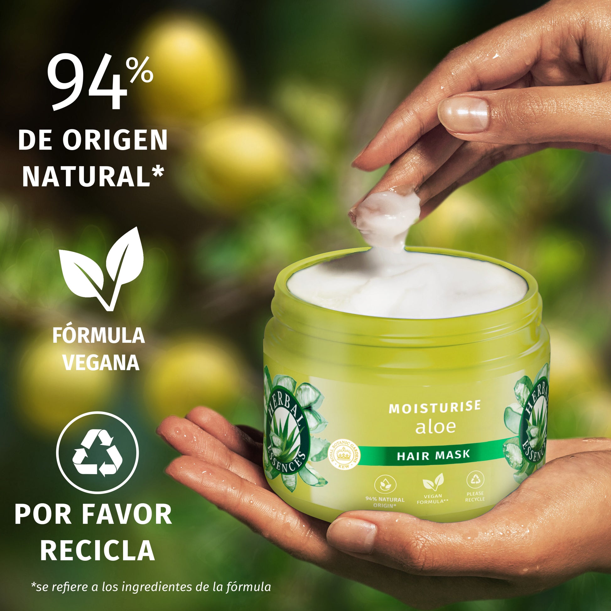 Mascarilla aloe Herbal 500ml