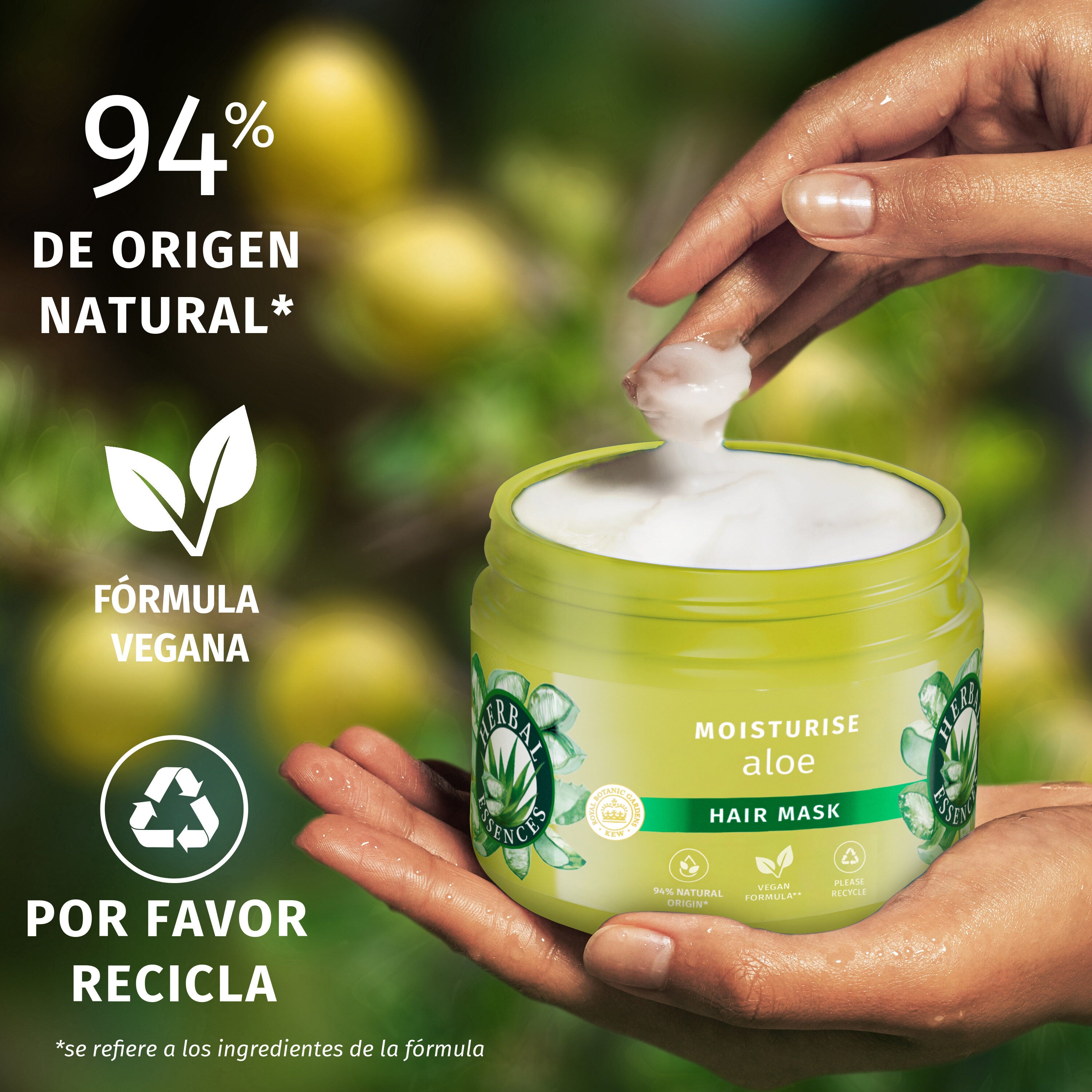 Mascarilla aloe Herbal 500ml