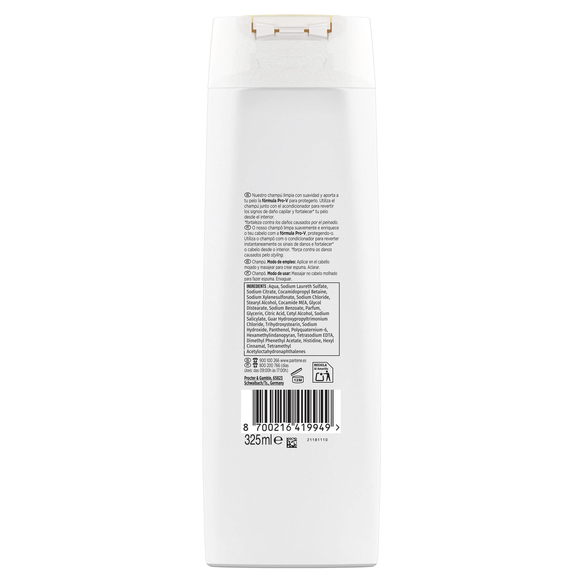 Champú repara& protege Pantene 325ml