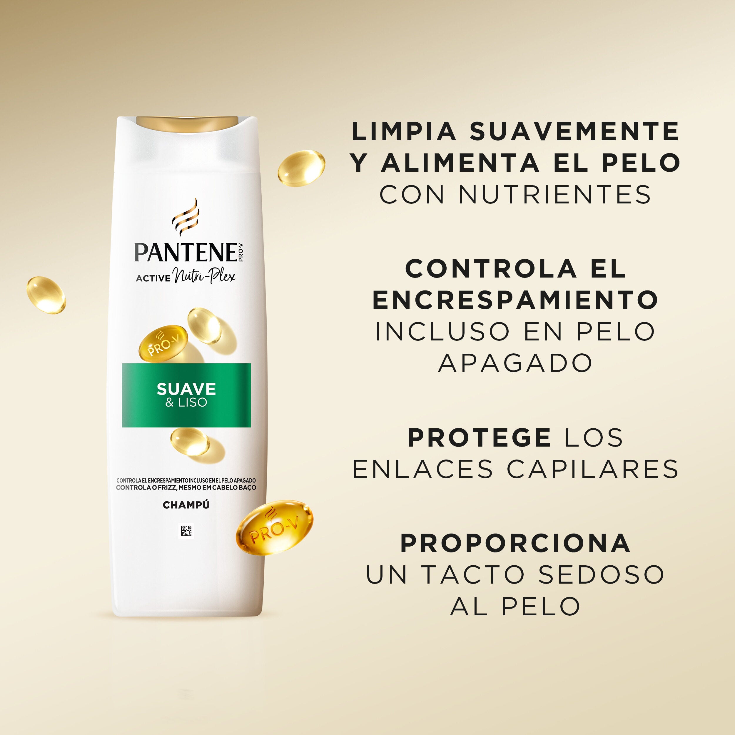 Champú suave & liso Pantene 325ml
