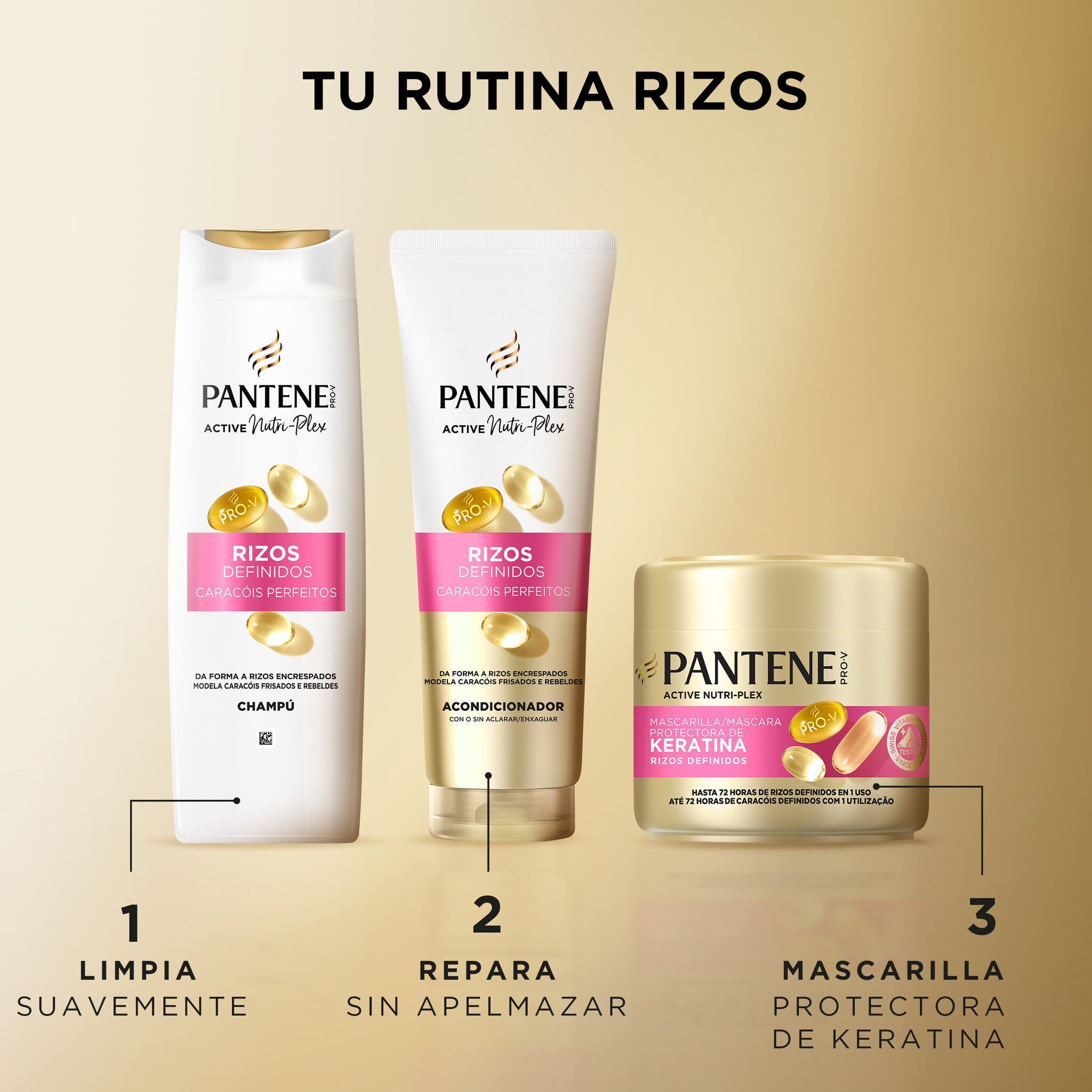 Champú rizos definidos Pantene 325ml