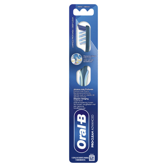 Cepillo dental pro clean advance medio Oral b 1u La Despensa