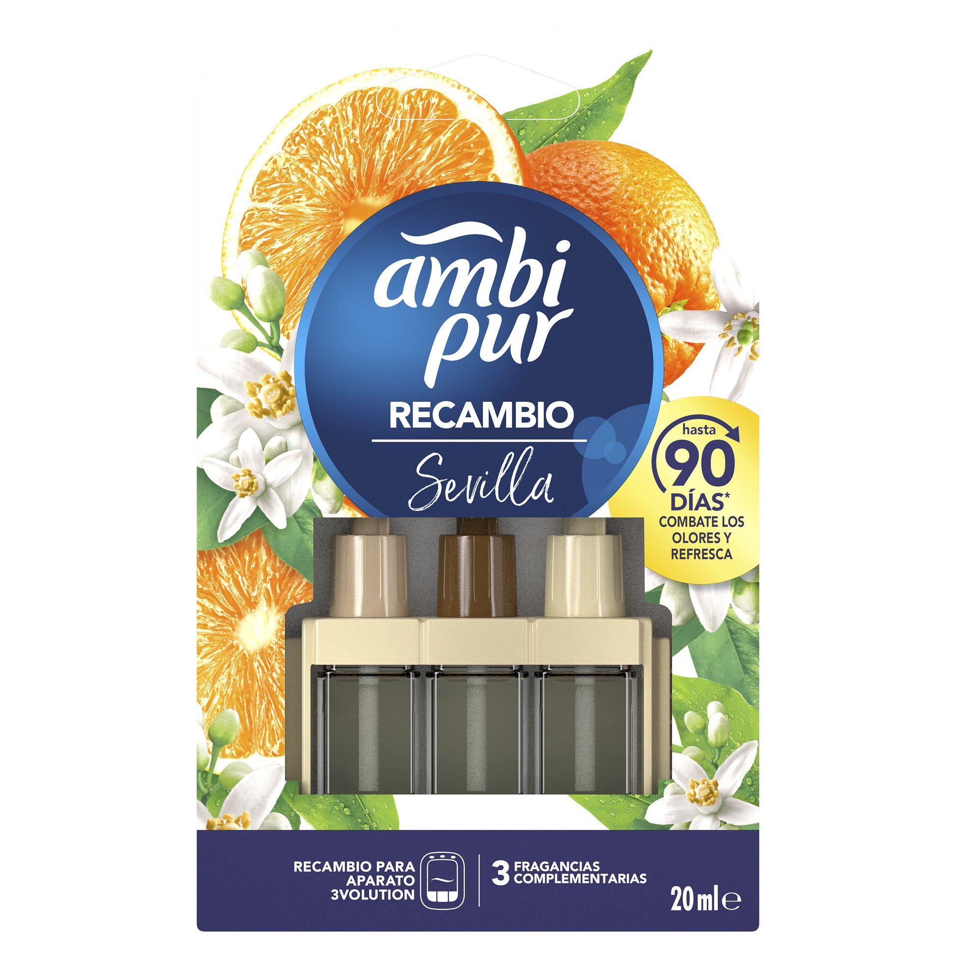 Ambientador eléctrico naranja /sevilla Ambipur 20ml