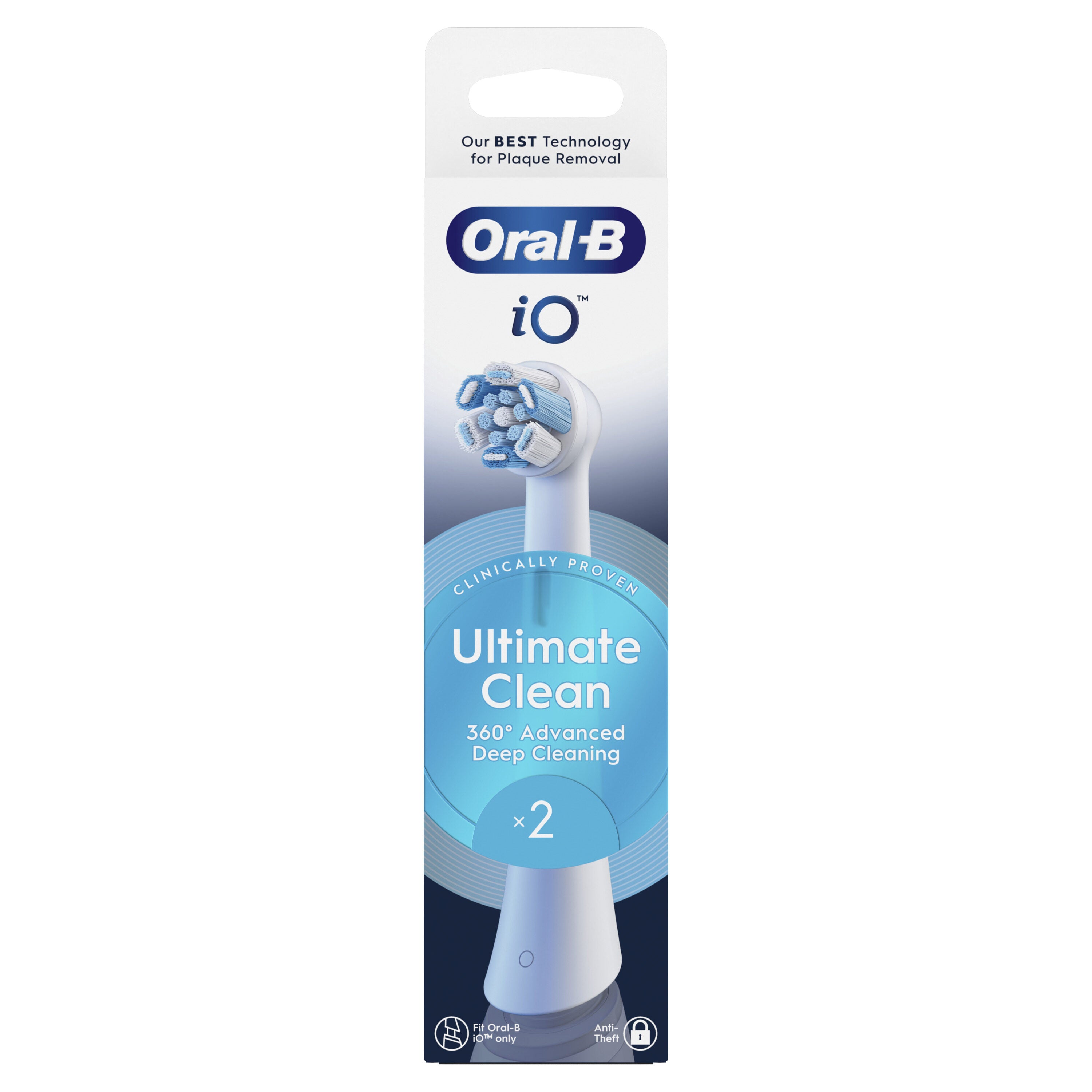 Recambio eléctrico cabezales limpieza ios Oral b p2