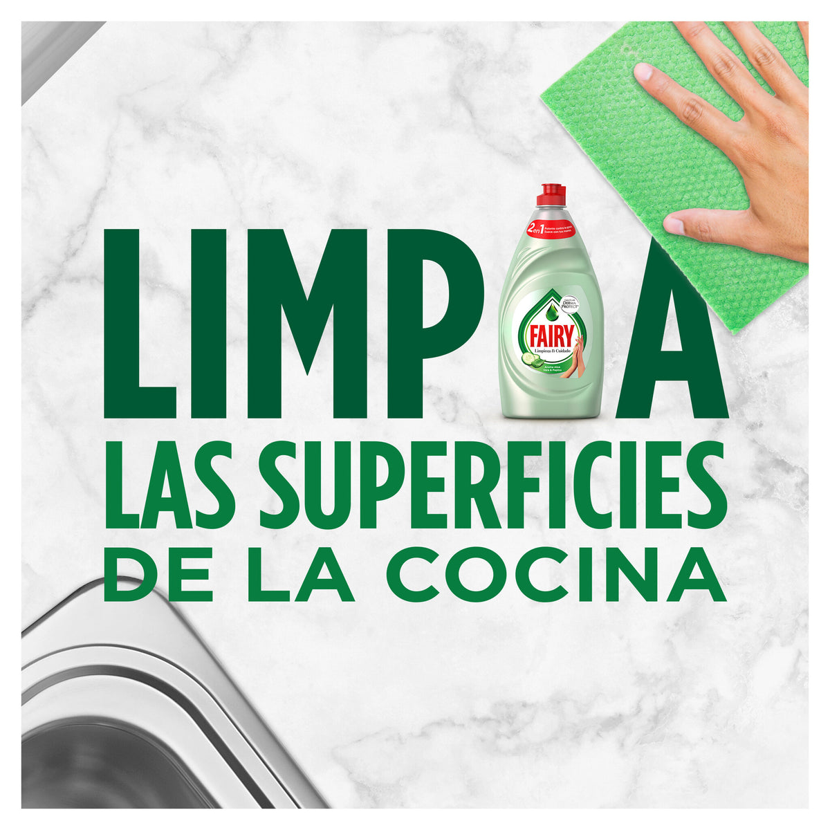 Lavavajillas aloe vera Fairy 820ml