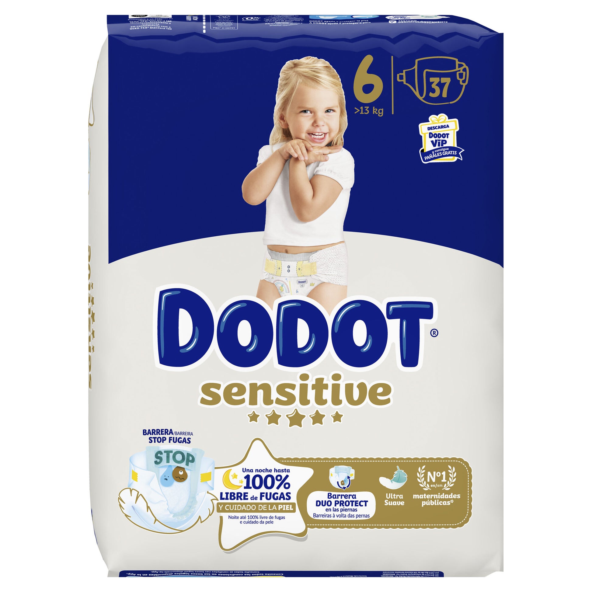 Pañal sensitive t6 Dodot p37u