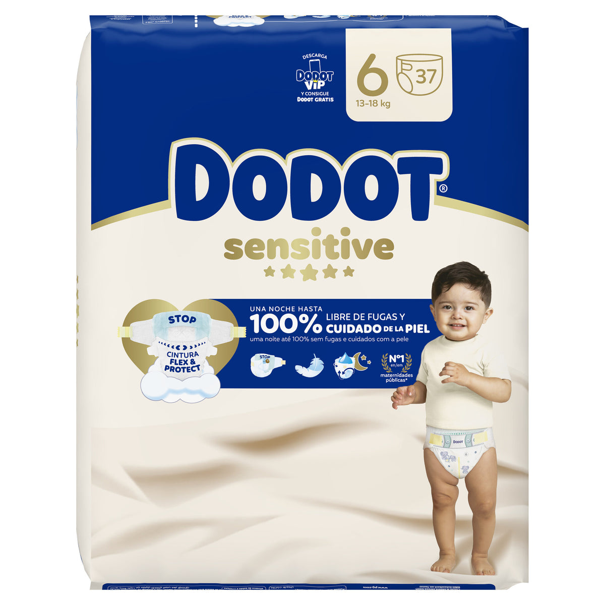 Pañal sensitive t6 Dodot p37u