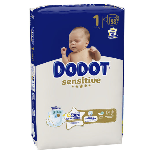 Pañal sensitive t1 Dodot p58 La Despensa