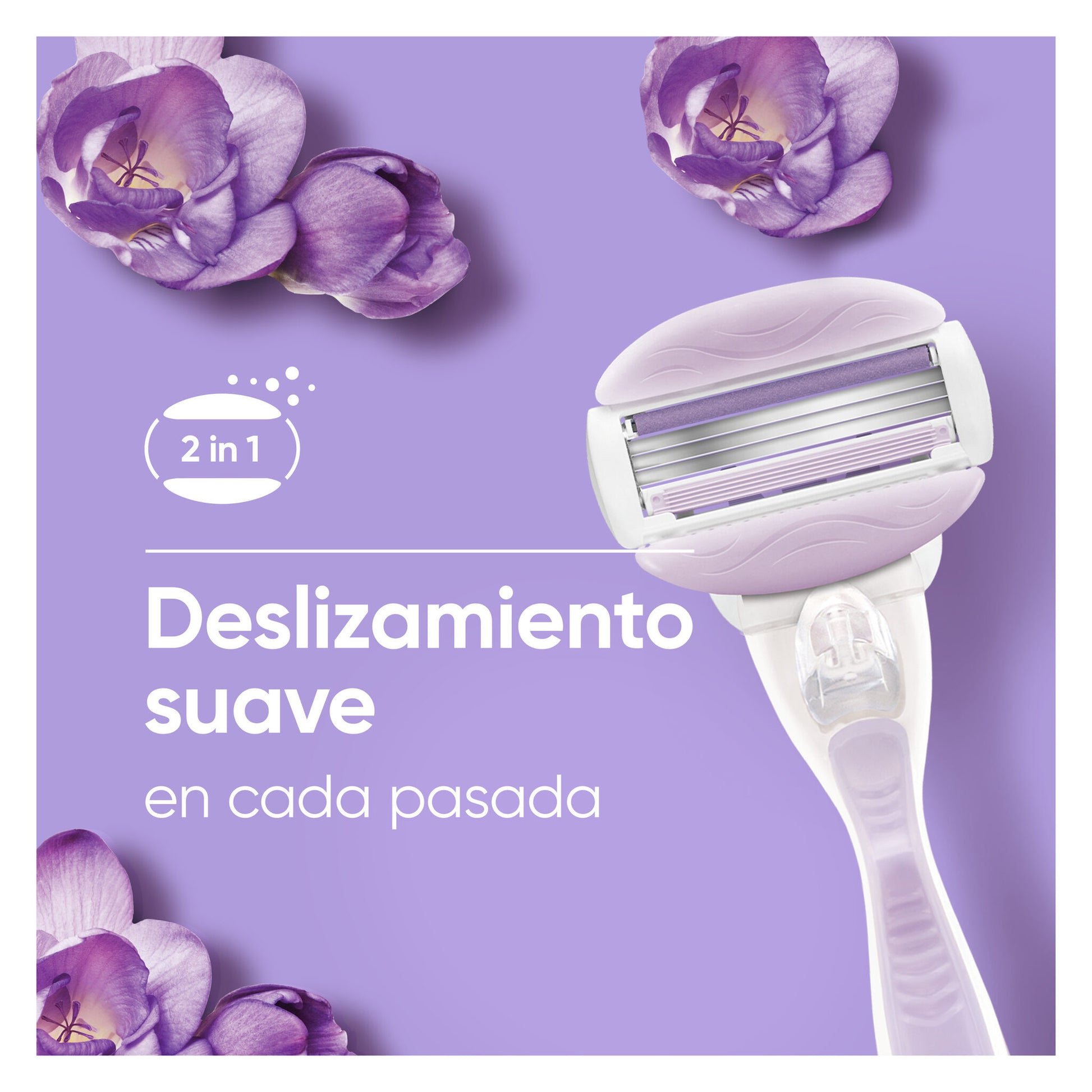 Recambio cuchilla breeze 3 hojas Gillette venus 4u