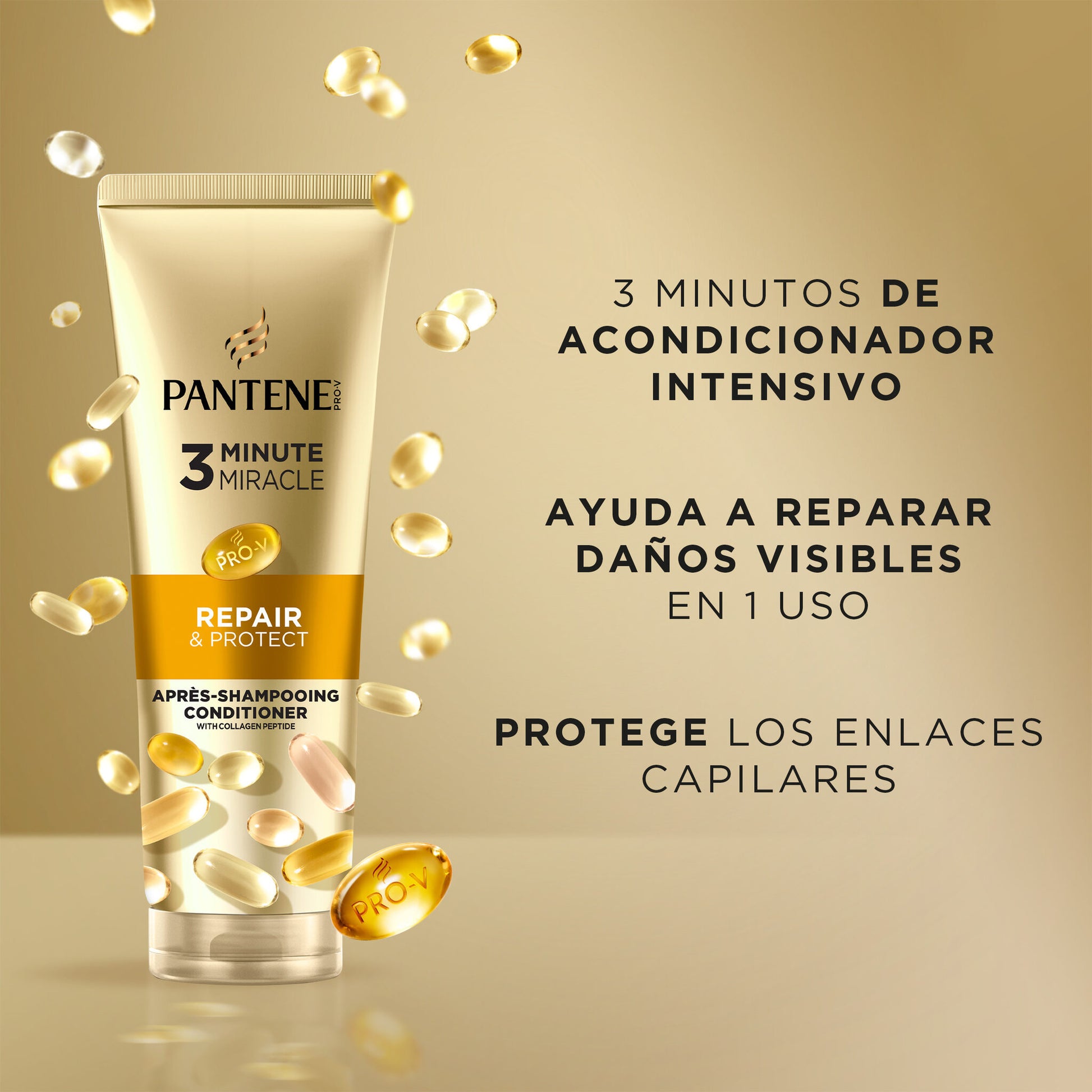 Acondicionador repara/protege 3 min Pantene 220ml