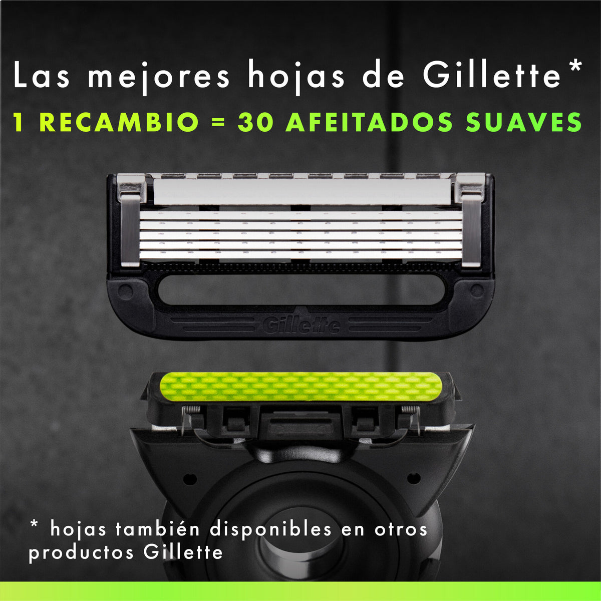 Maquinilla afeitar labs Gillette 1u