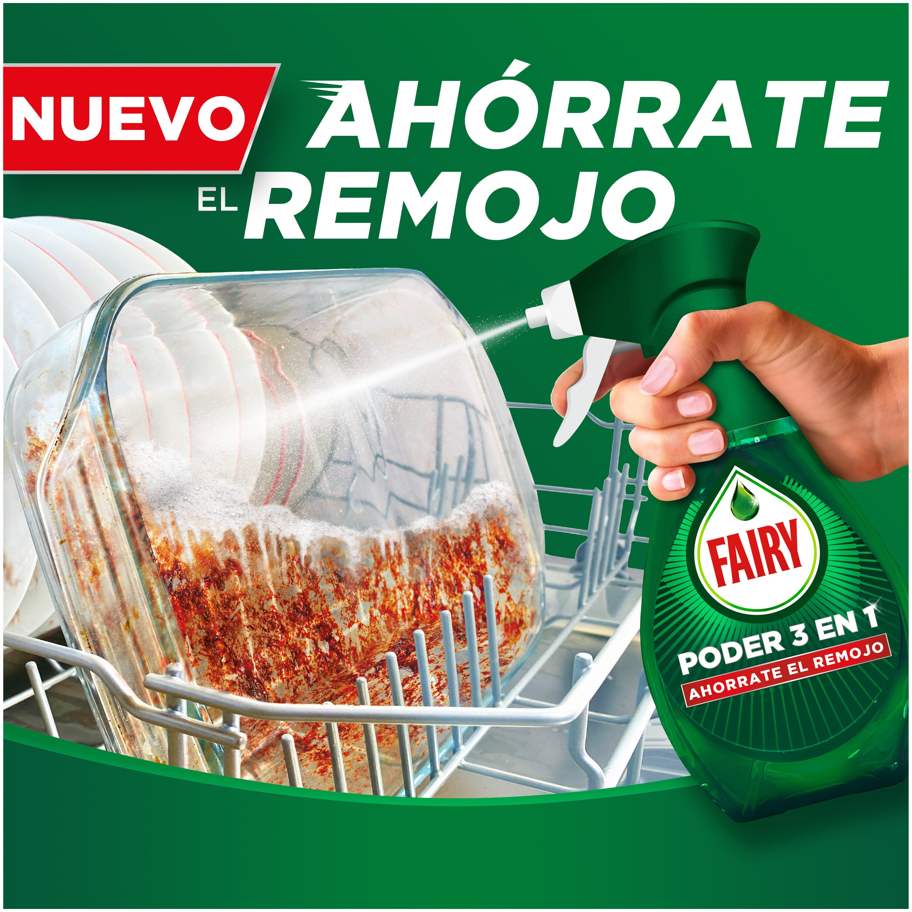 Lavavajillas spray limon Fairy 500ml