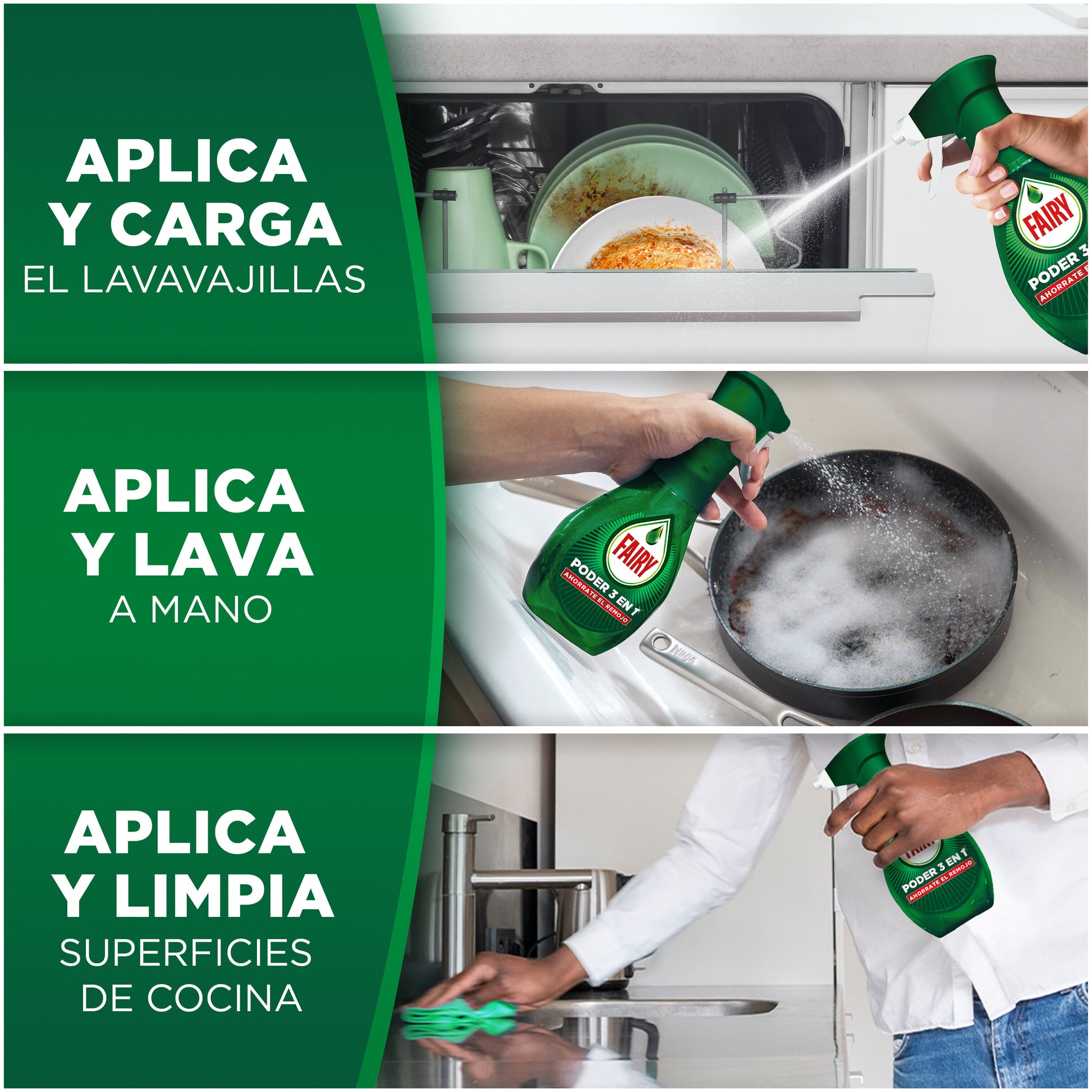 Lavavajillas spray limon Fairy 500ml