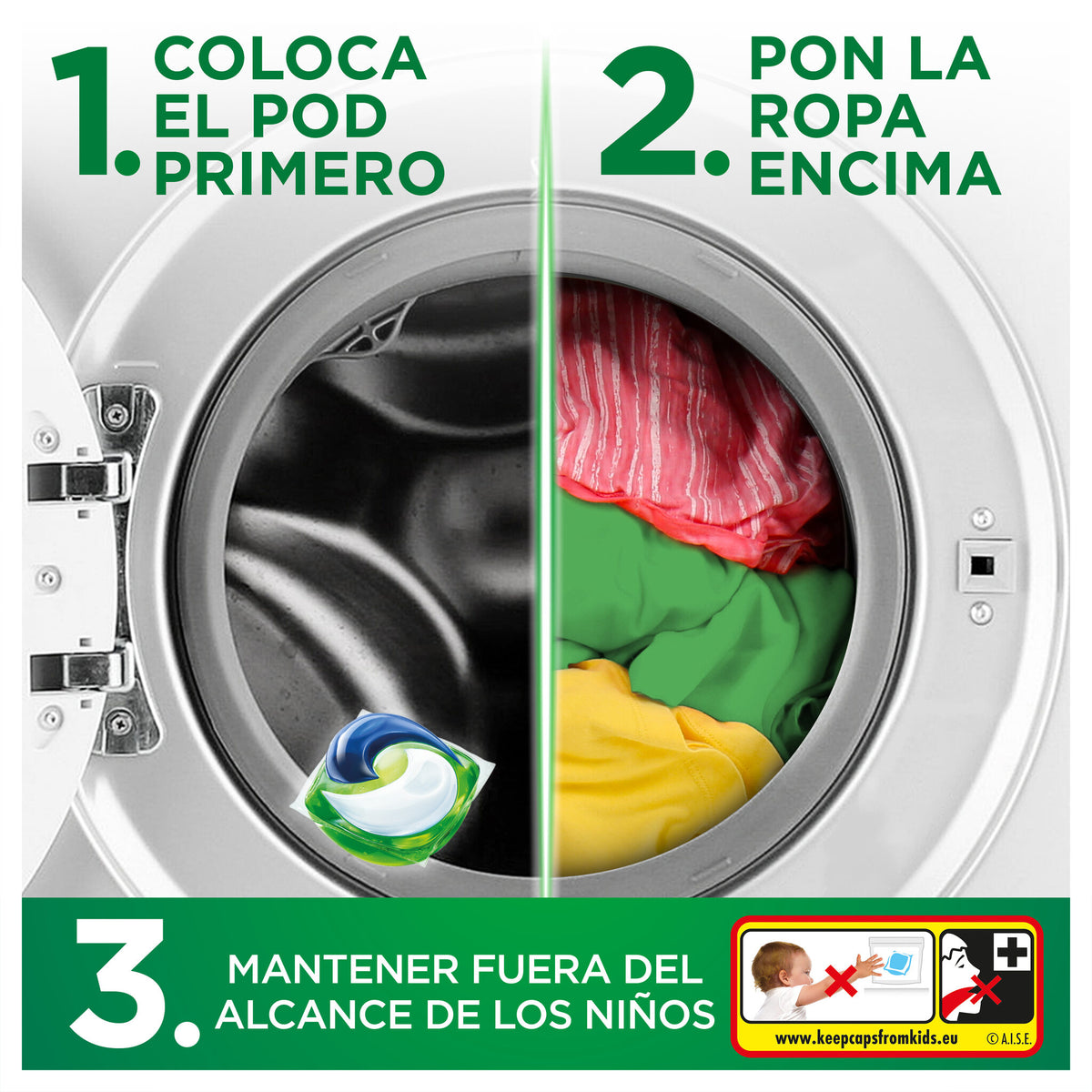 Detergente cápsulas original Ariel 35d