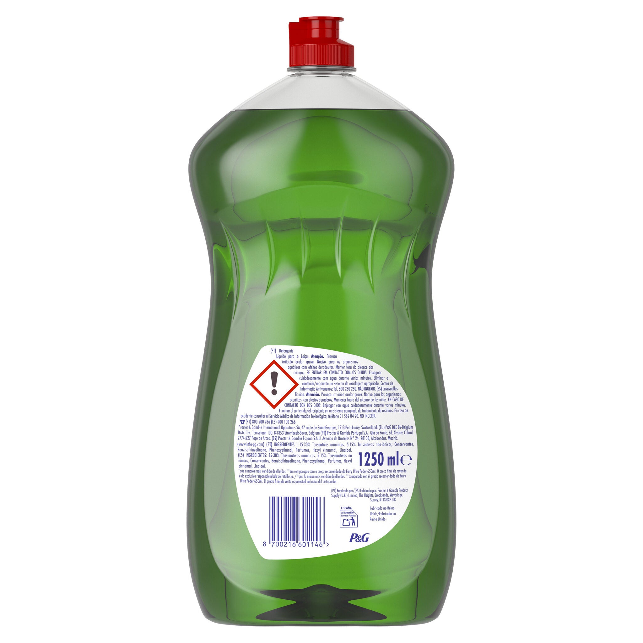 Lavavajillas ultra poder Fairy 1250ml