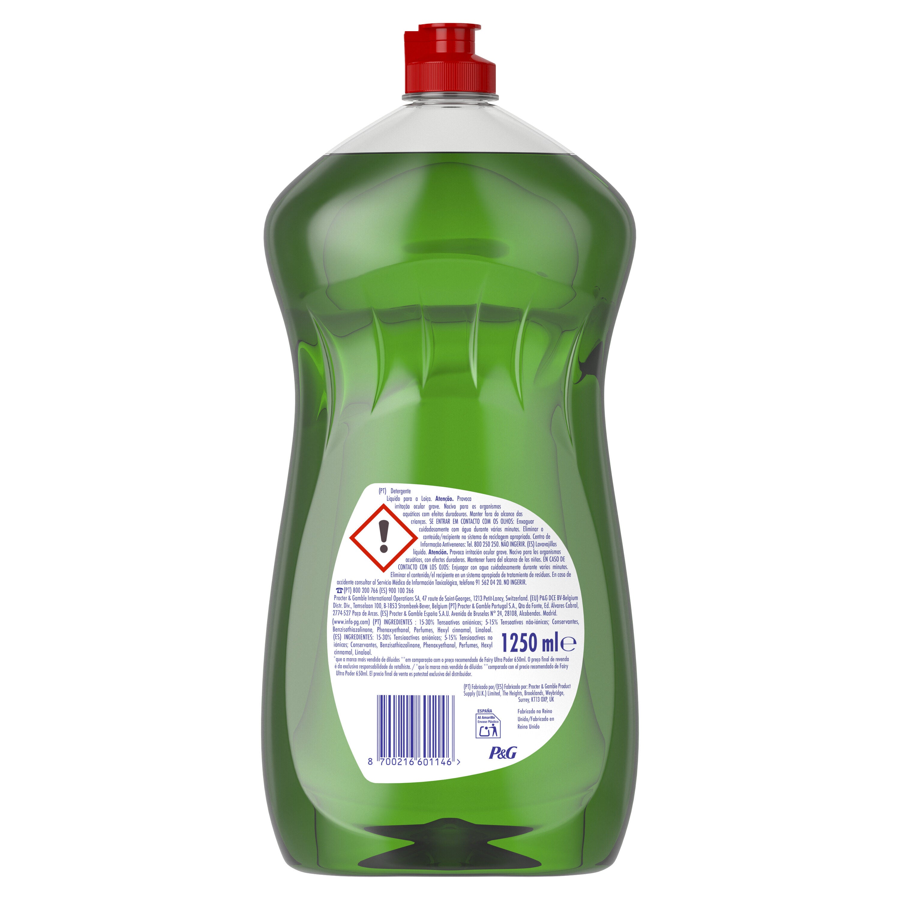 Lavavajillas ultra poder Fairy 1250ml
