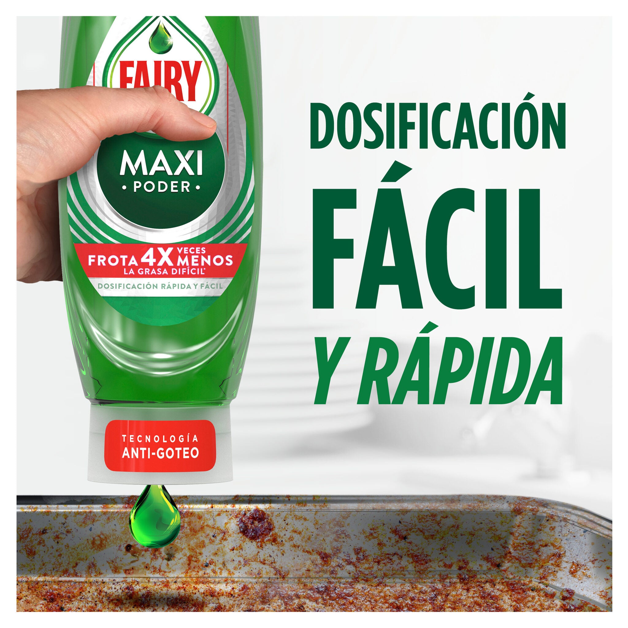 Lavavajillas concentrado maxi poder Fairy 660ml