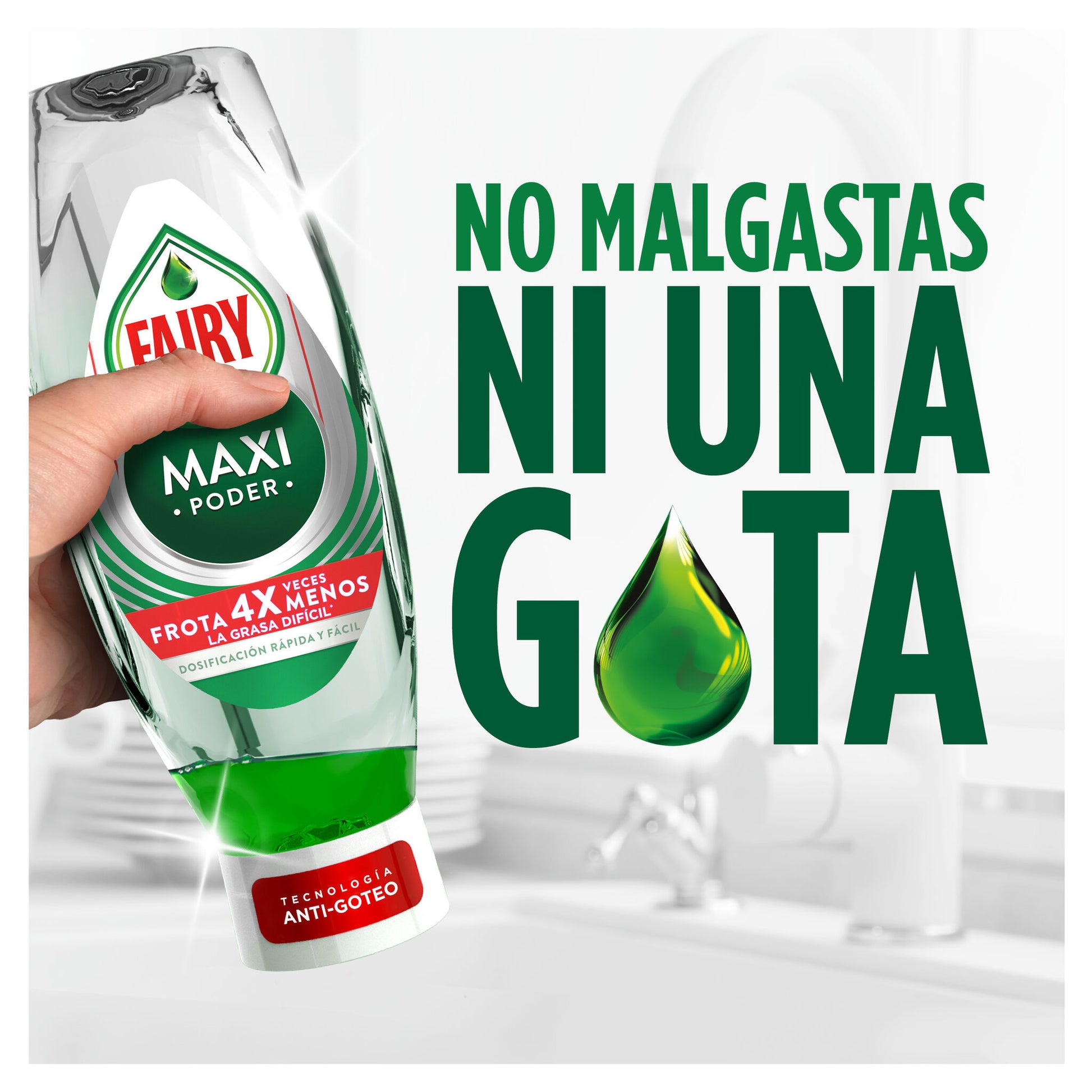 Lavavajillas concentrado maxi poder Fairy 660ml