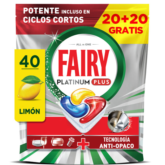 Lavajillas cápsula platinum plus Fairy40d La Despensa