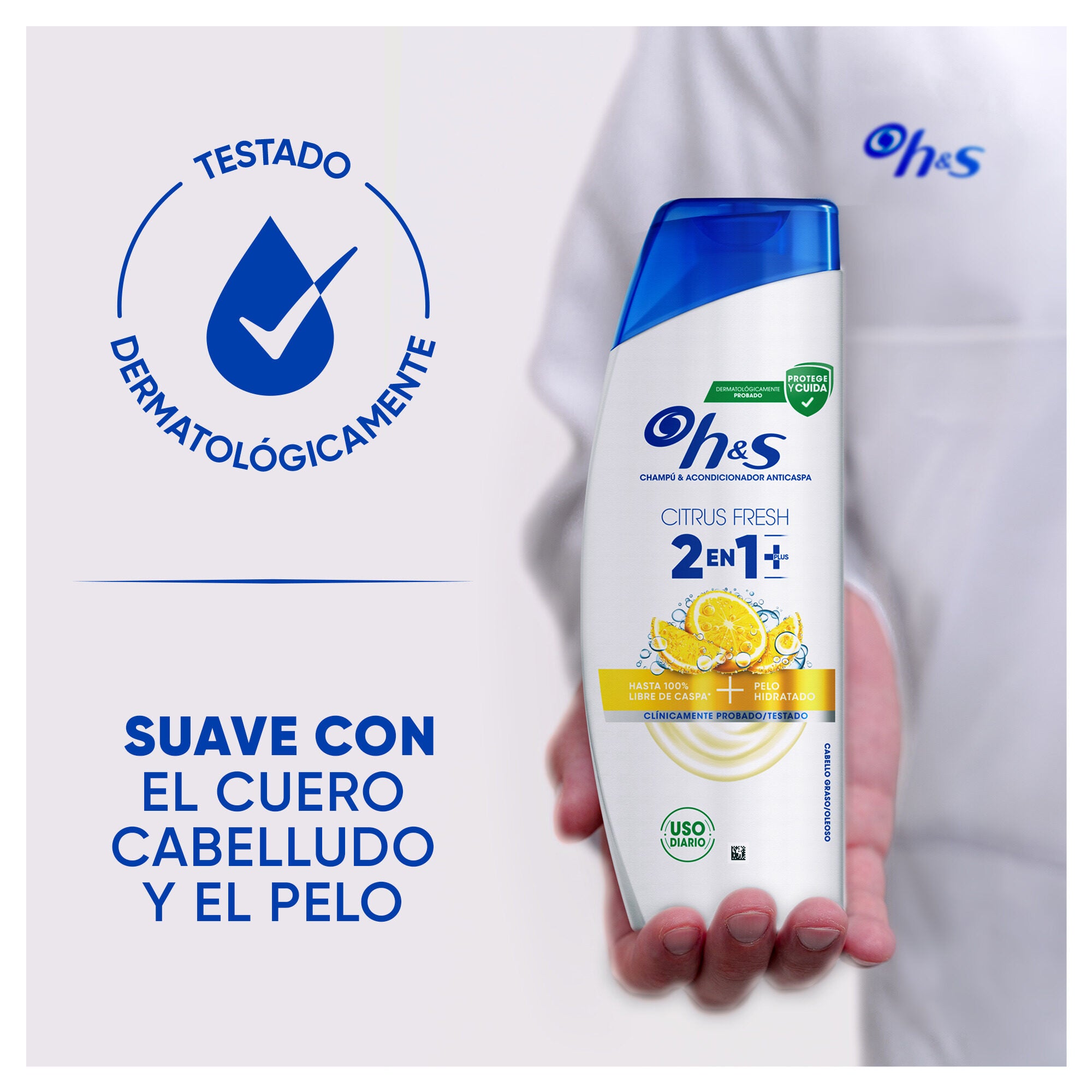 Champú anticaspa 2 en 1 H&S 300ml