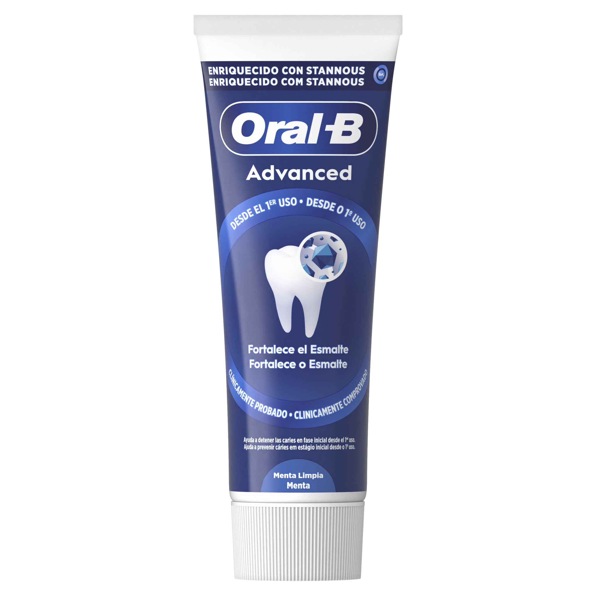 Dentífricos advance fortalece esmalte Oral b 75 ml