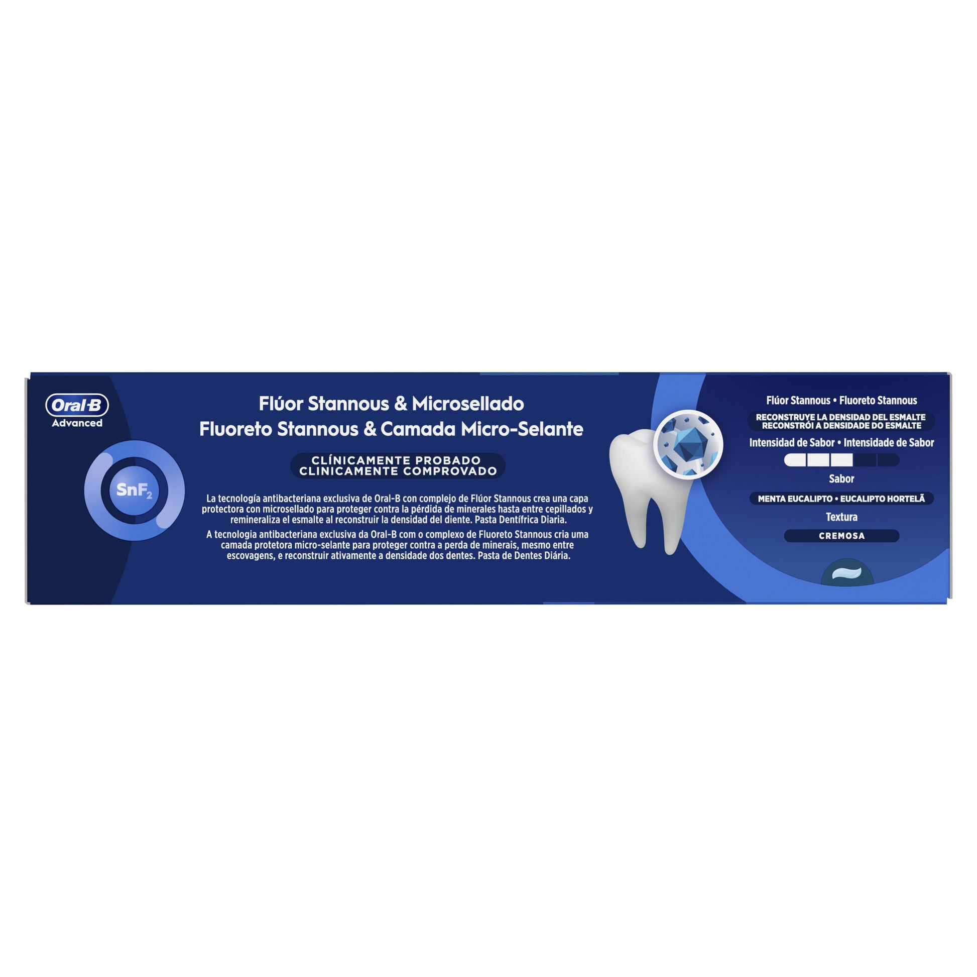 Dentífricos advance fortalece esmalte Oral b 75 ml