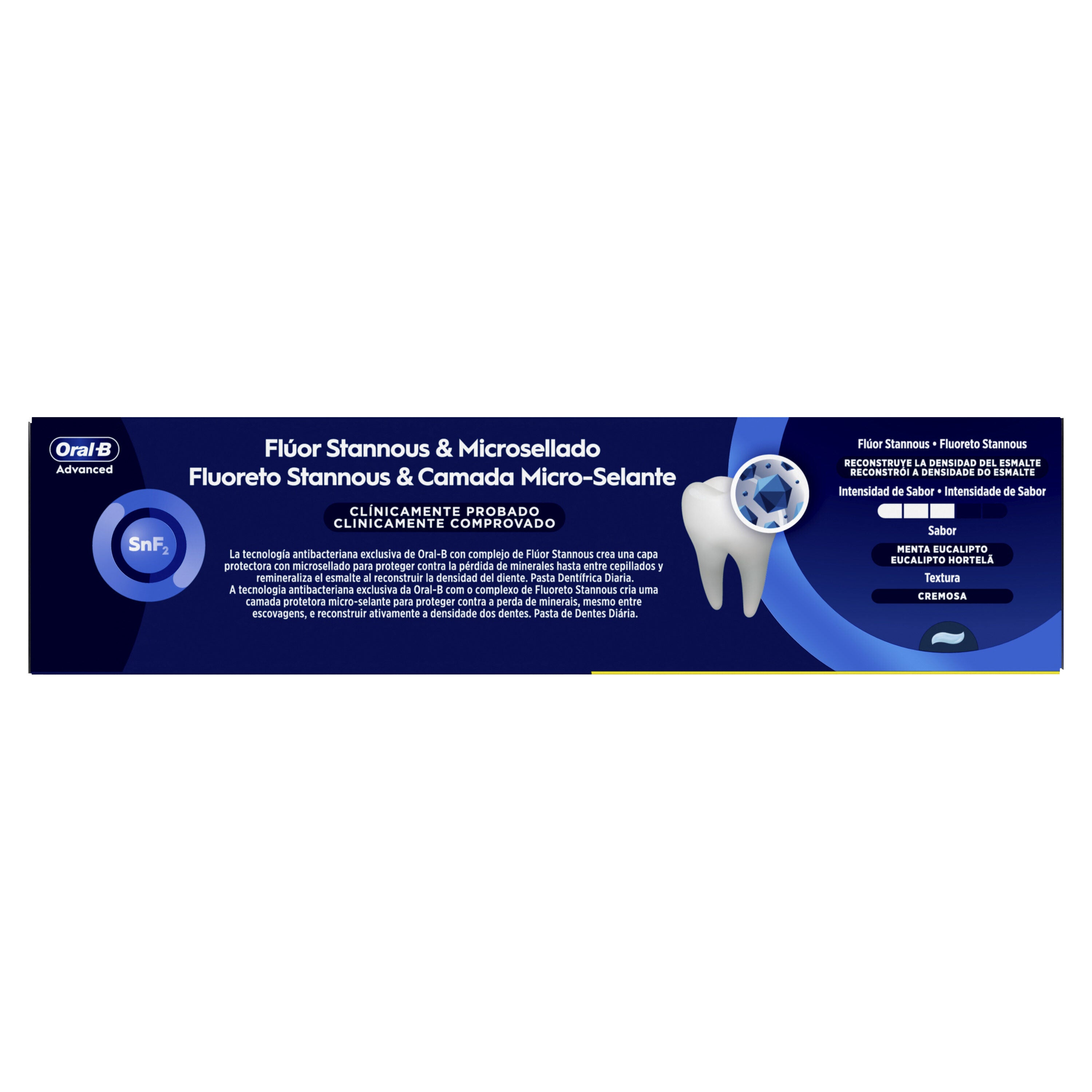Dentífricos advance fortalece esmalte Oral b p2 75ml/u