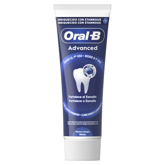 Dentífricos advance fortalece esmalte Oral b p2 75ml/u La Despensa