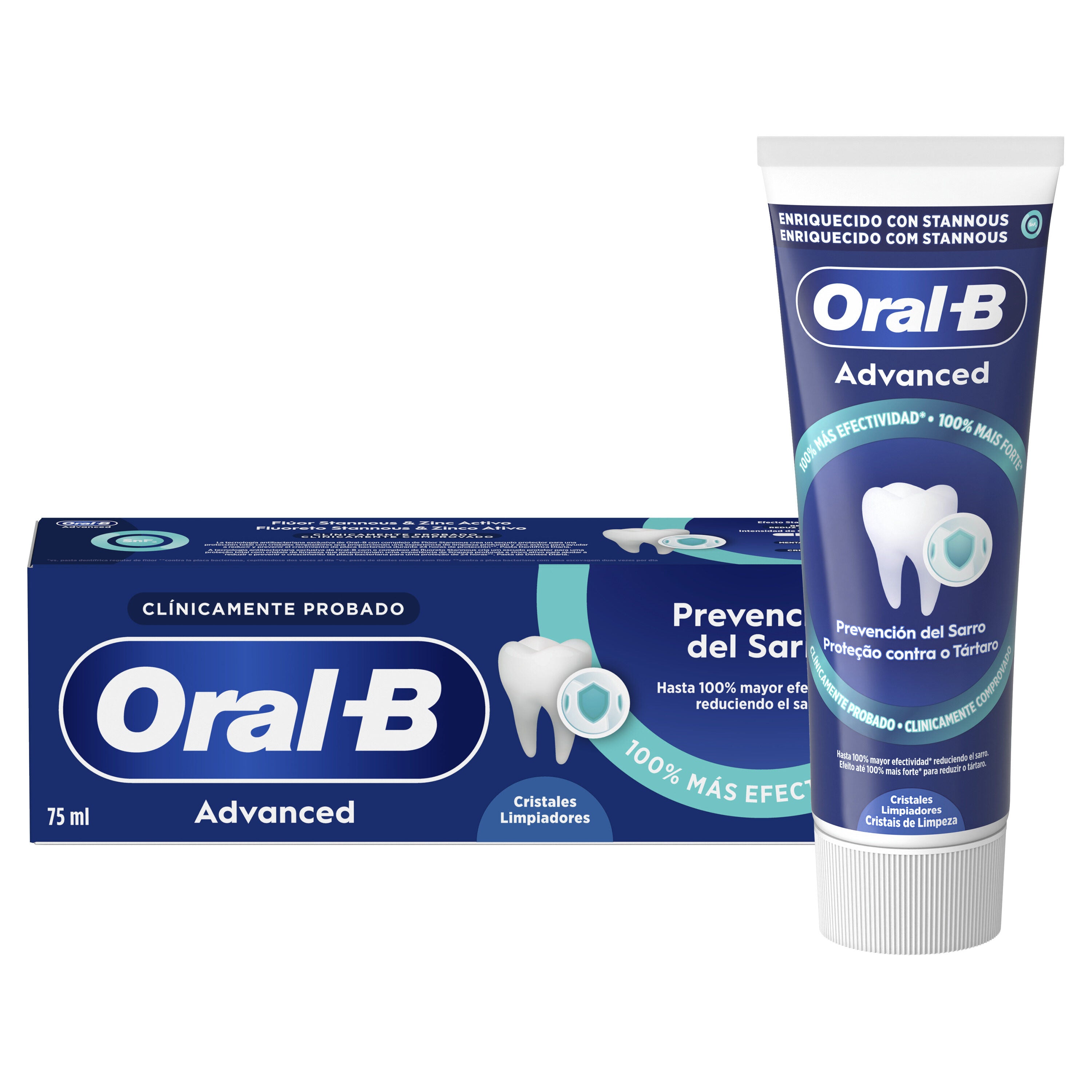 Dentífrico antibacteriano prevencion del sarro Oral b 75ml