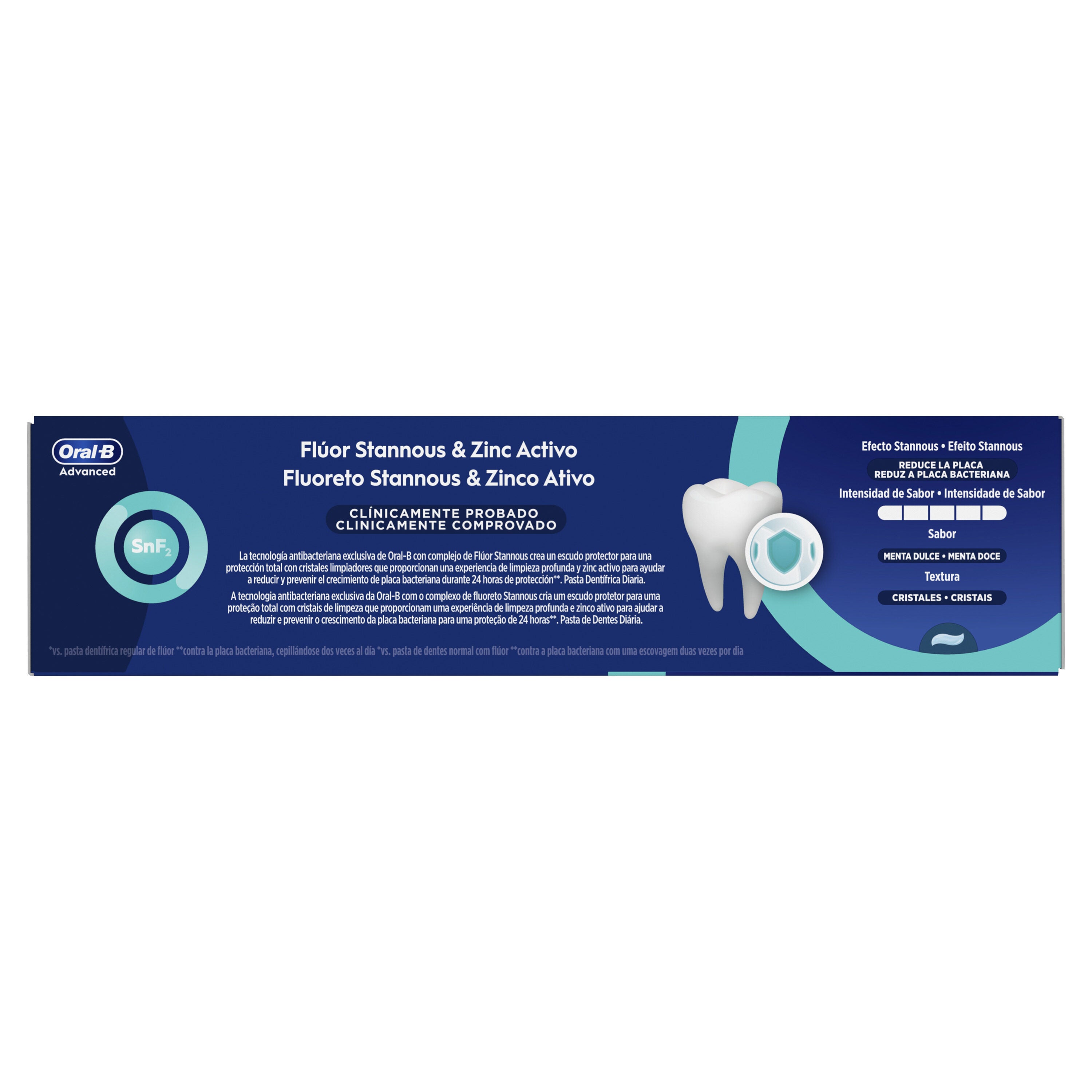 Dentífrico antibacteriano prevencion del sarro Oral b 75ml