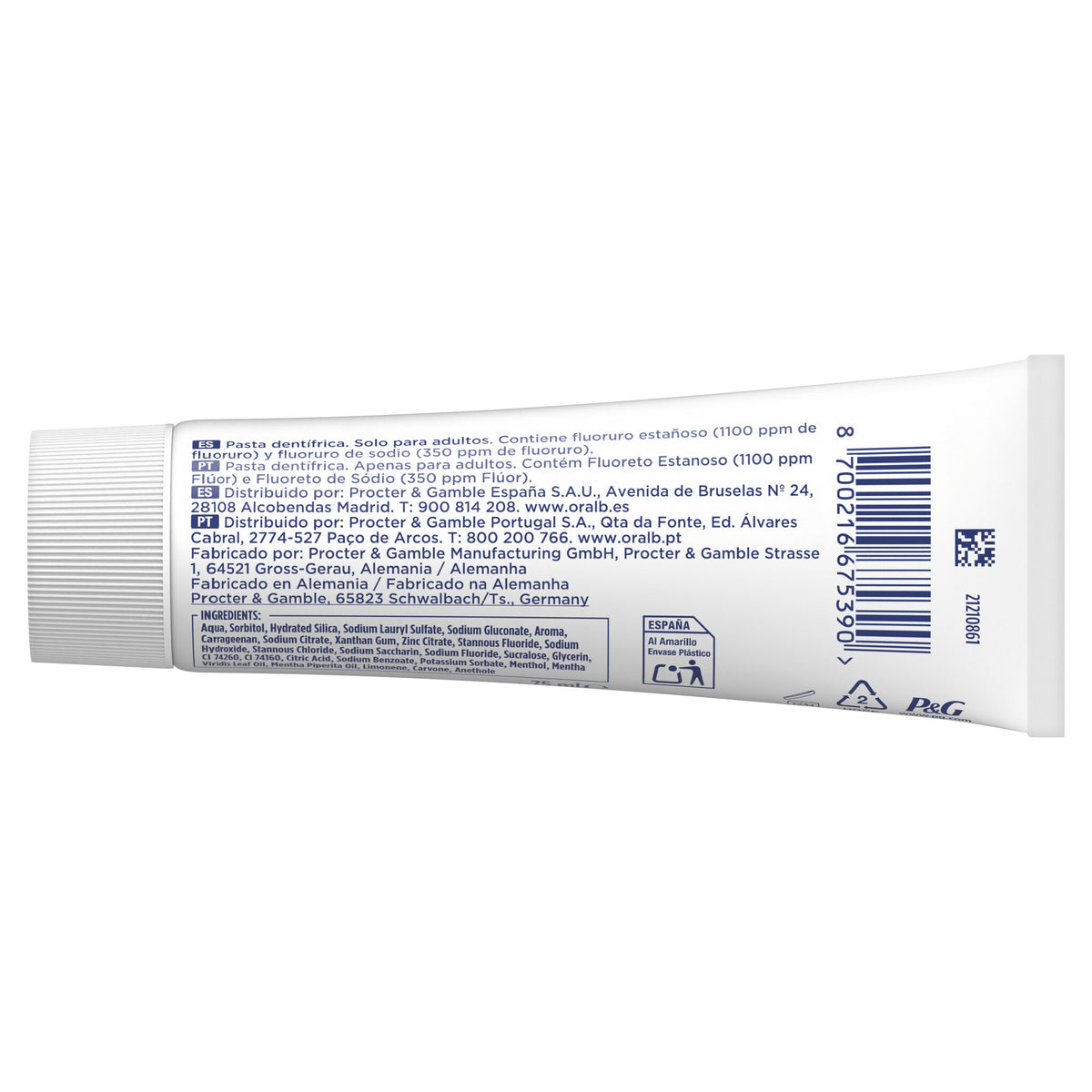Dentífrico advance encías Oral b 75ml
