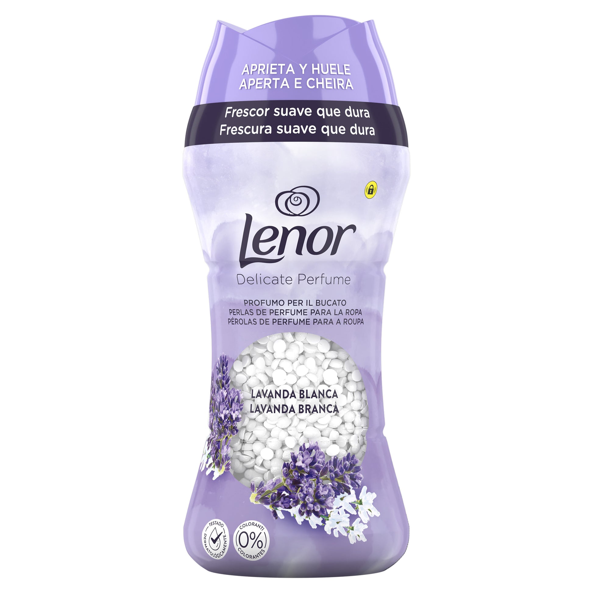 Perlas lavanda blanca Lenor 195g