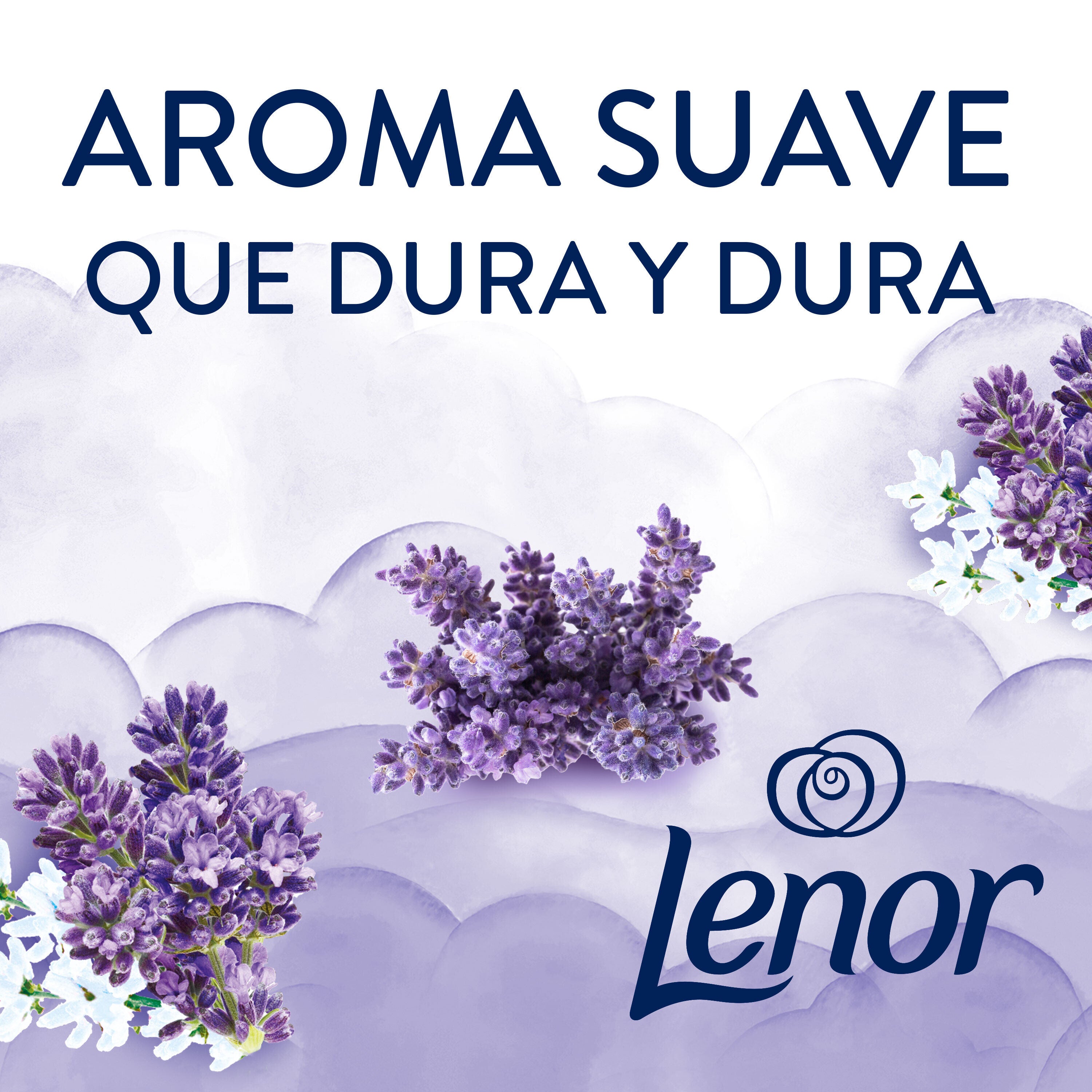 Perlas lavanda blanca Lenor 195g