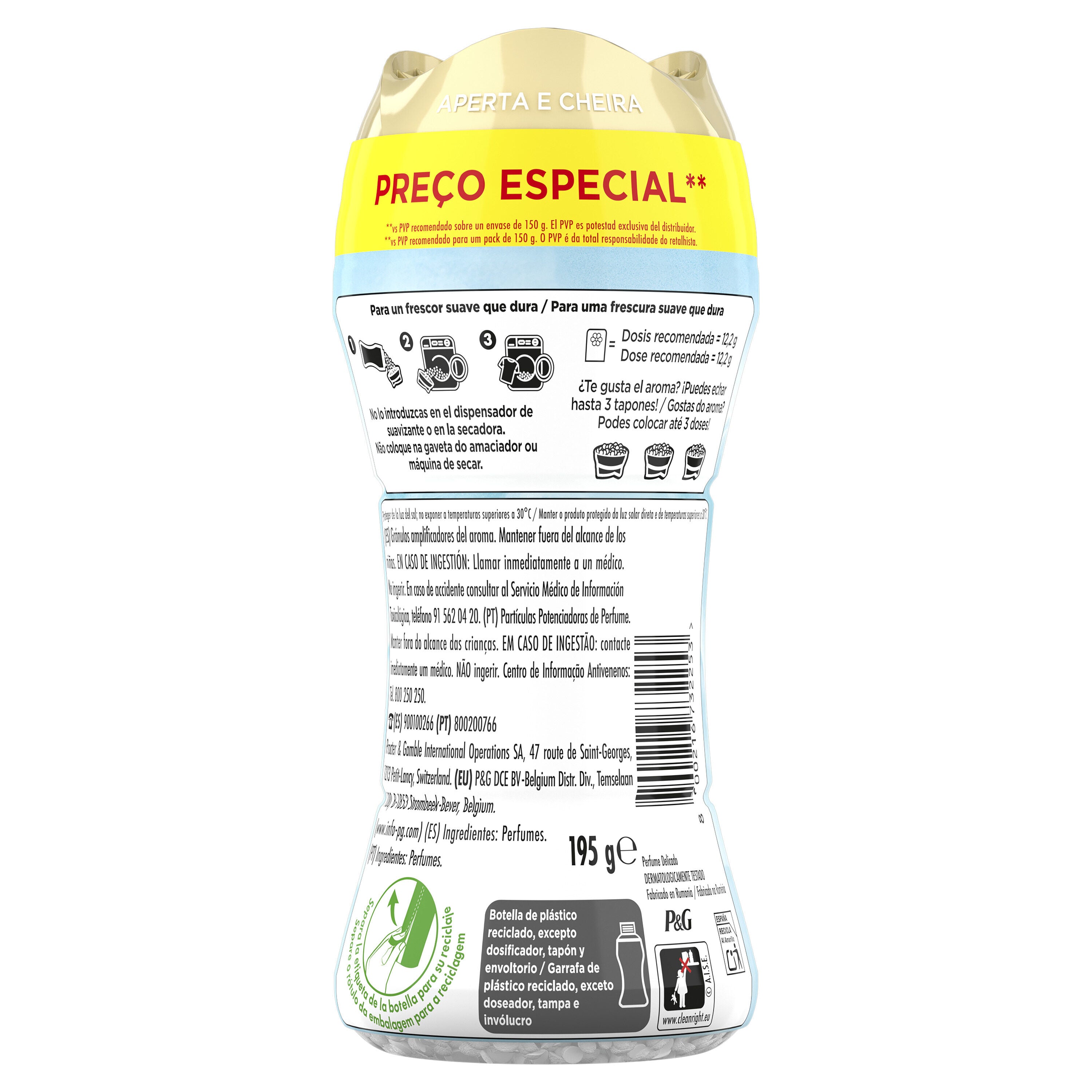 Perlas algodon Lenor 195ml