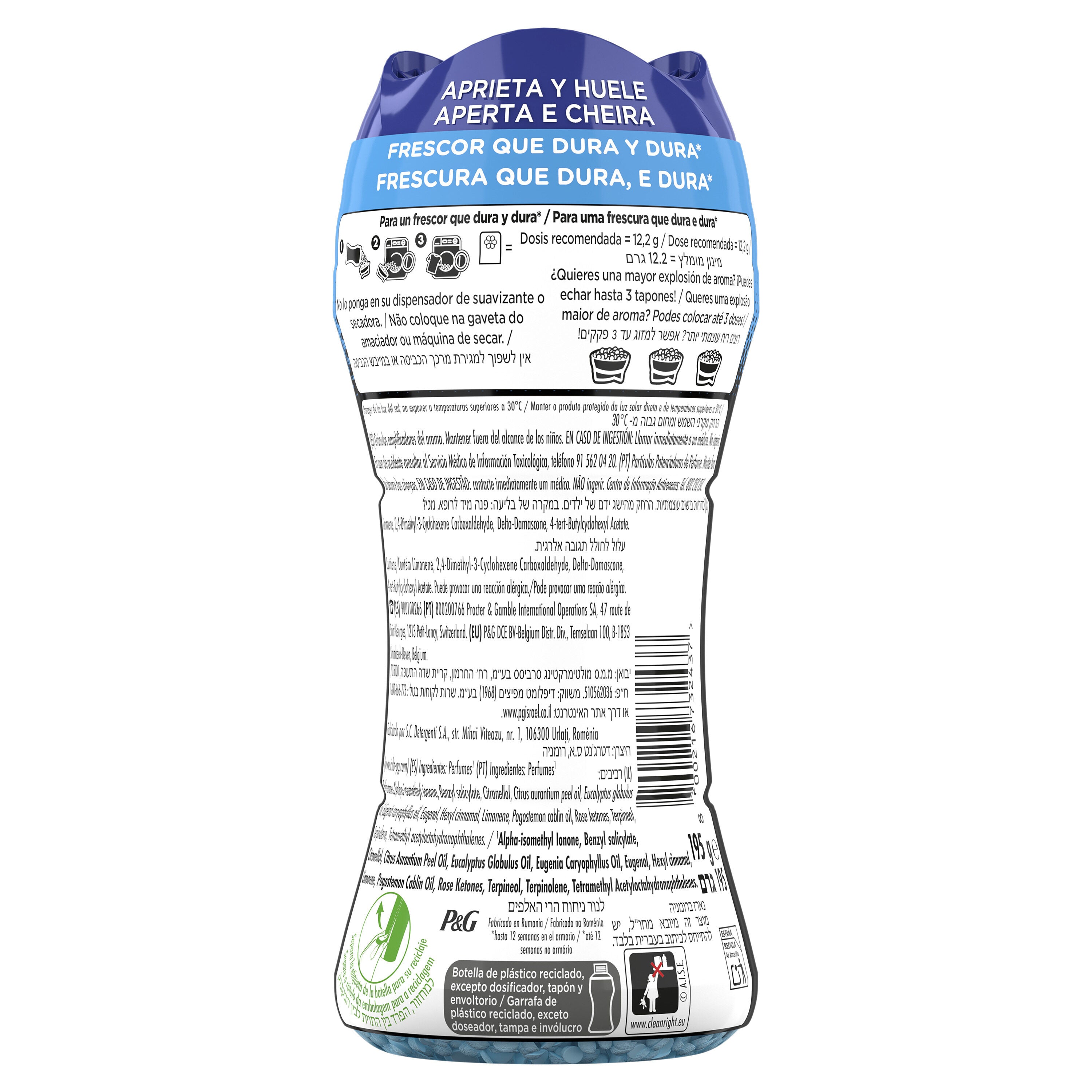 Perlas frescor alpino Lenor 195g
