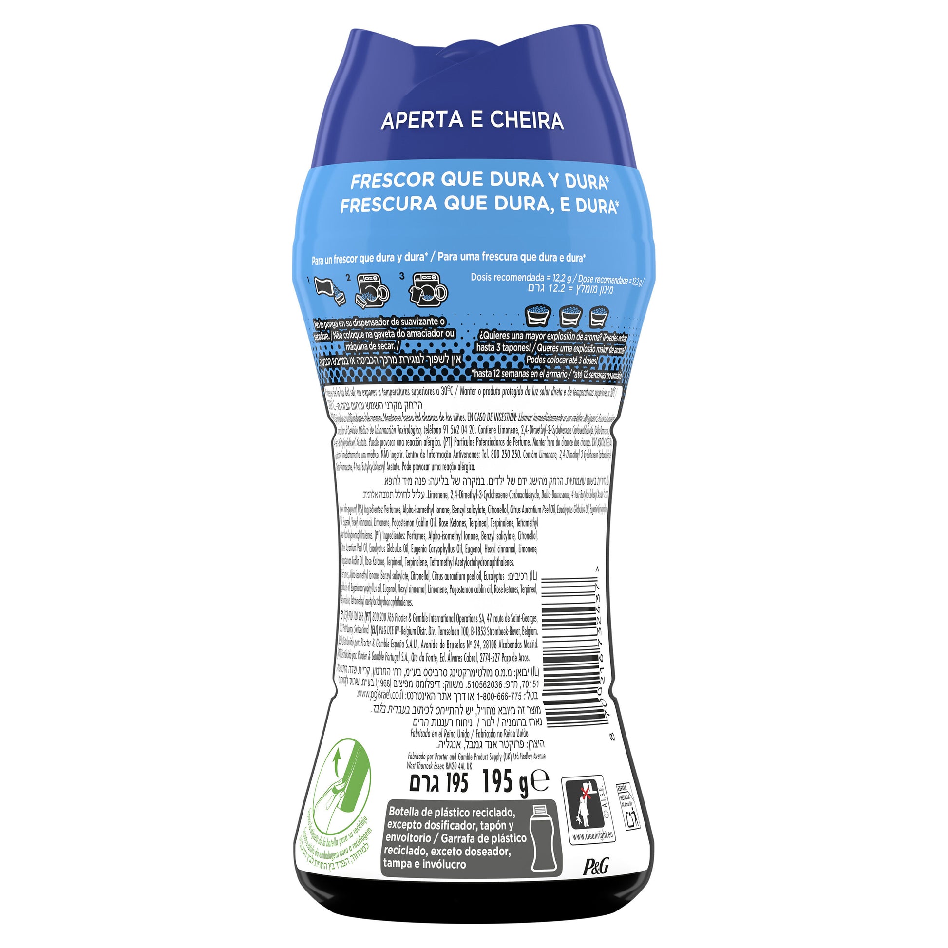 Perlas frescor alpino Lenor 195g