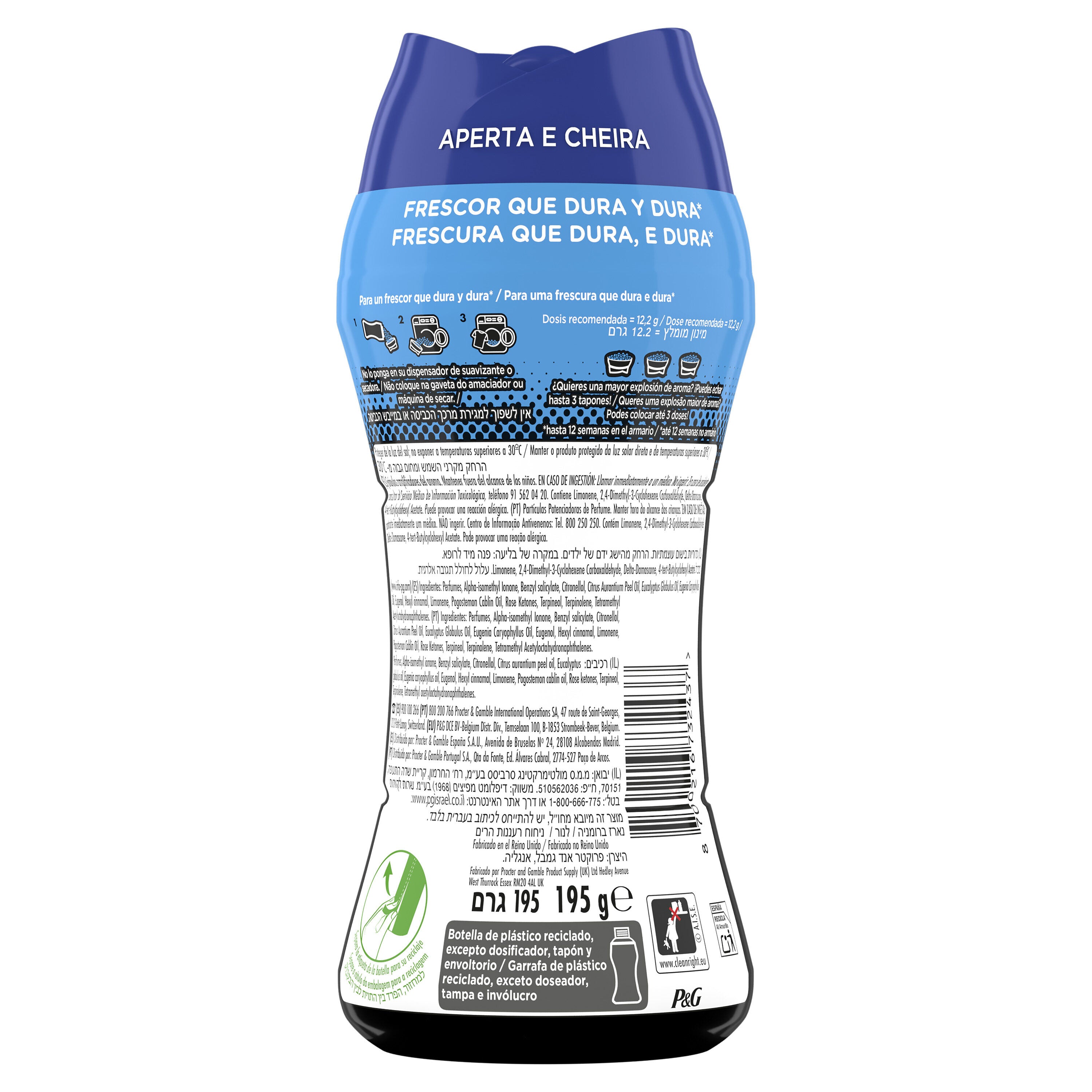 Perlas frescor alpino Lenor 195g