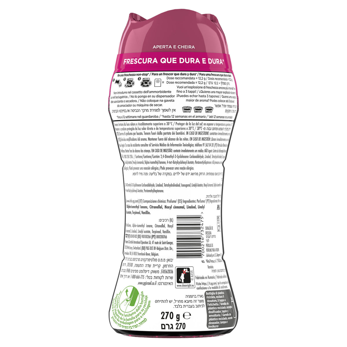 Perlas unstoppables floral Lenor 270g