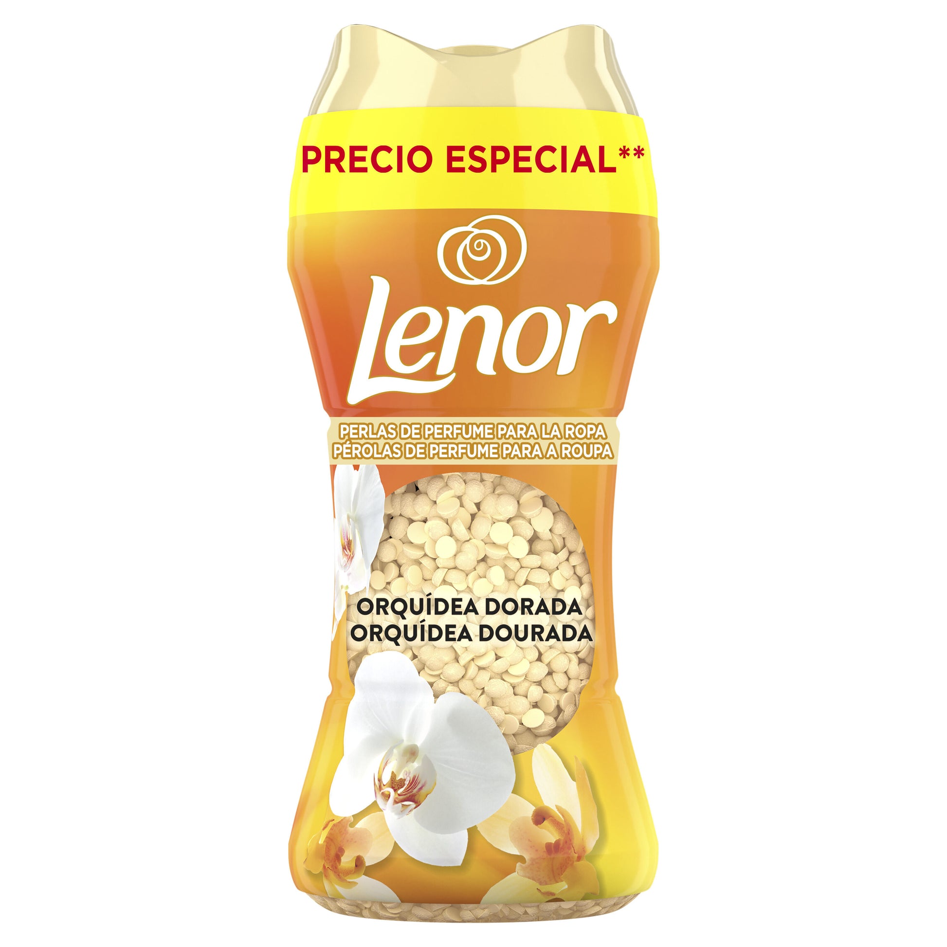 Perlas orquidea dorada Lenor 195ml